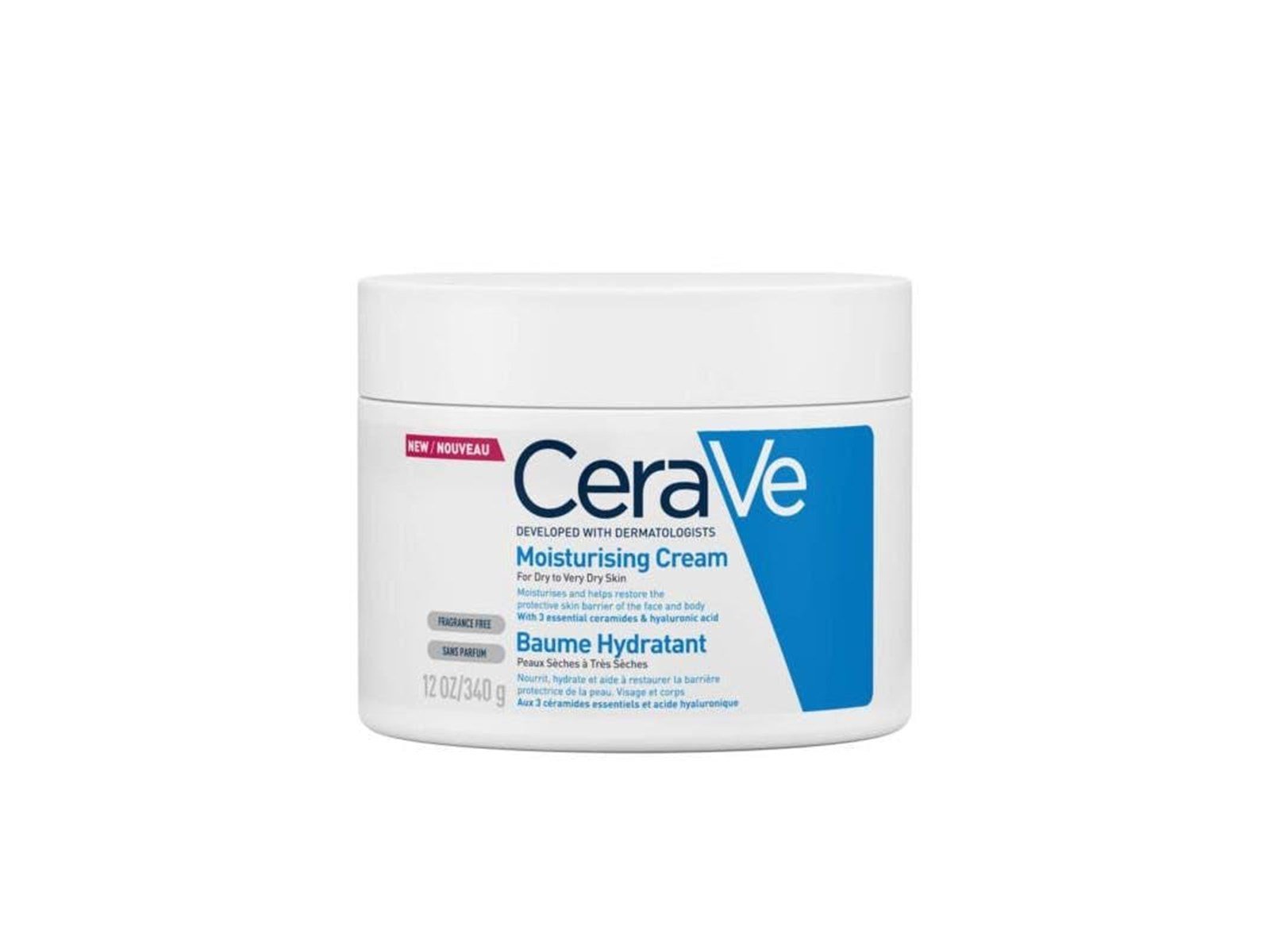 CeraVe Moisturising Cream 340g - Dry to Very Dry Skin
