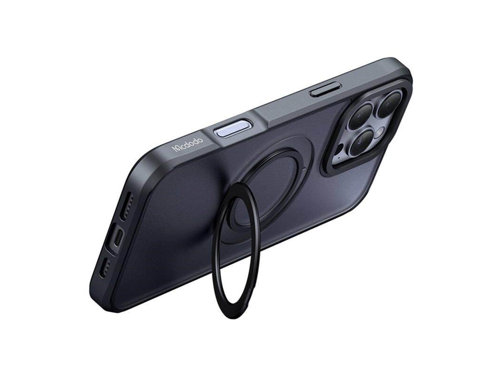 Mcdodo PC-4933 MagSafe case for iPhone 16 Pro Max with stand (black)