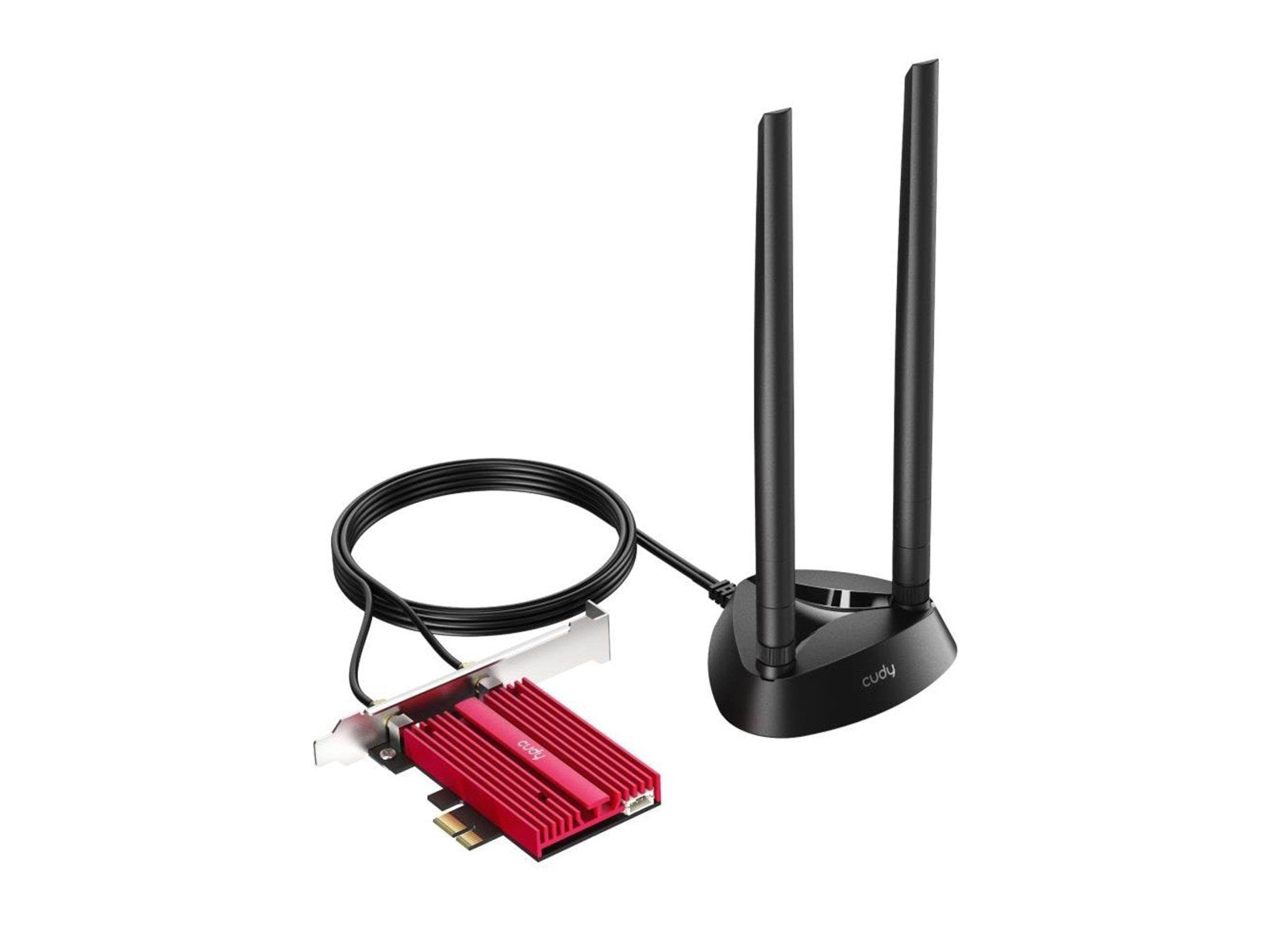 Cudy Adapter PCI-E WE4000 AX5400 WiFi 6E Magnetic Antennas
