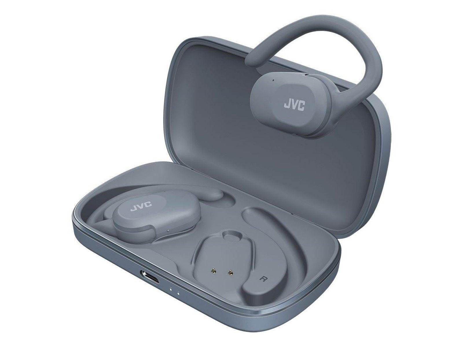 JVC Open Ear Nearphone True Wireless Headphones - Blue