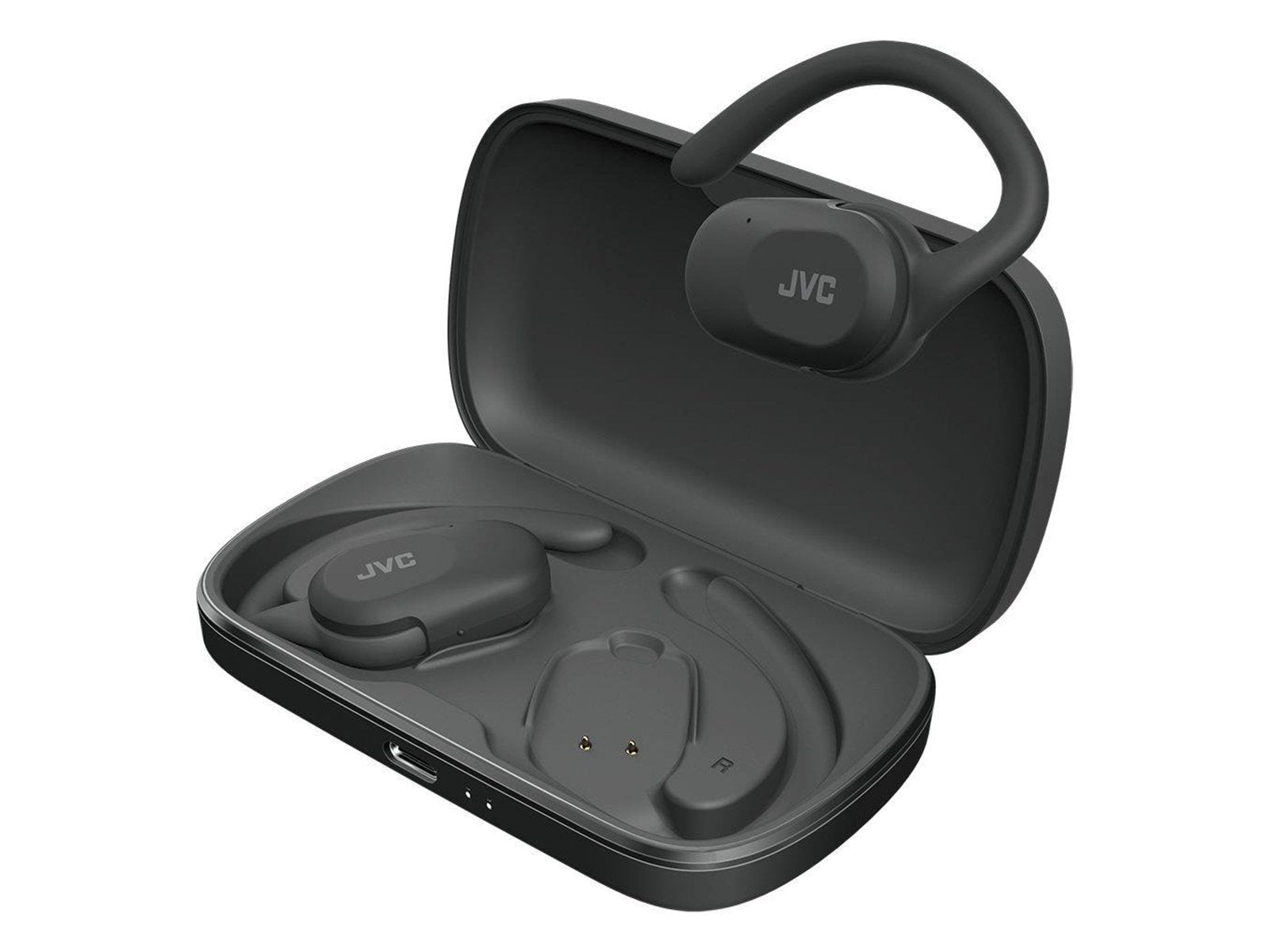 JVC Open Ear Nearphone True Wireless Headphones - Black