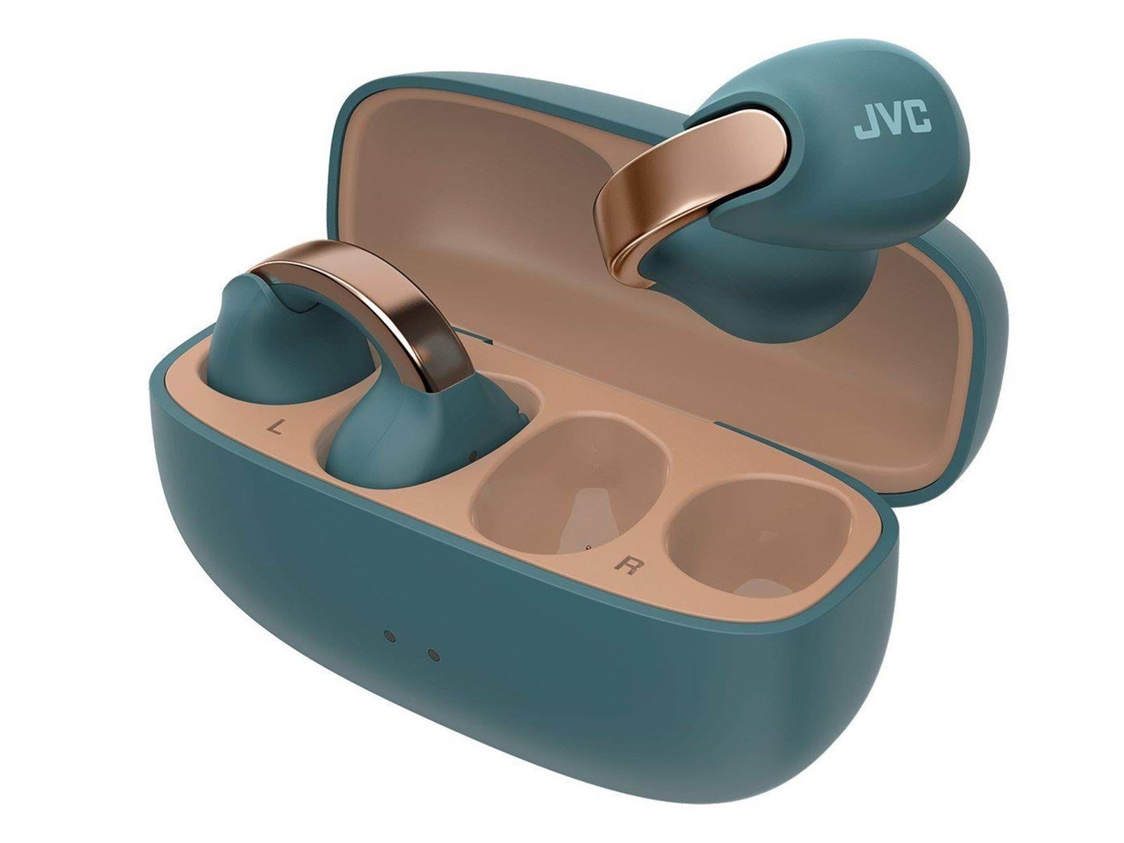 JVC Open Ear Nearphone True Wireless Headphones - Blue