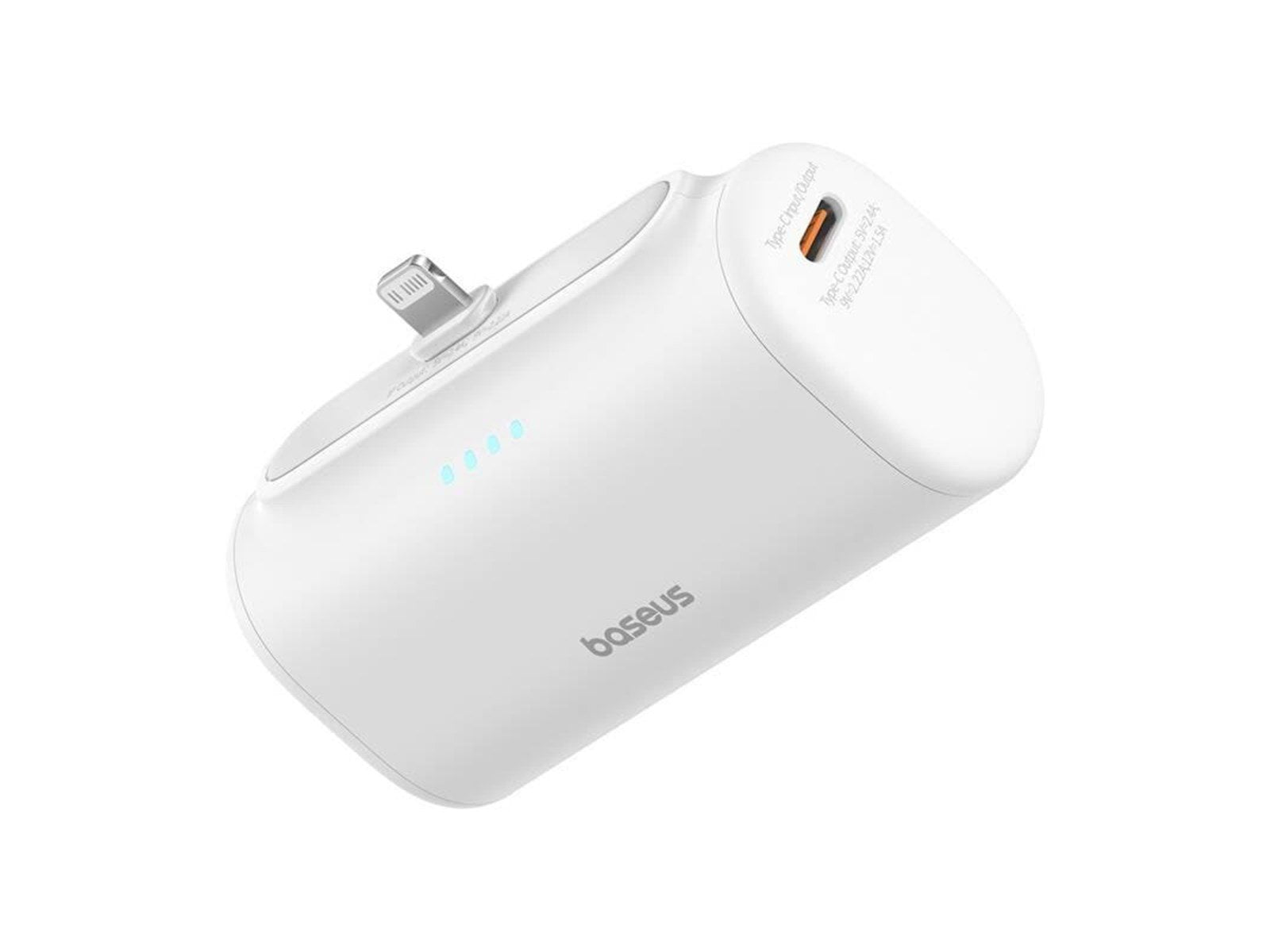 Baseus Powerbank OS Compact IP 5000mAh 20W (white) Powerbank (Akku) - Weiß - 5000 mAh