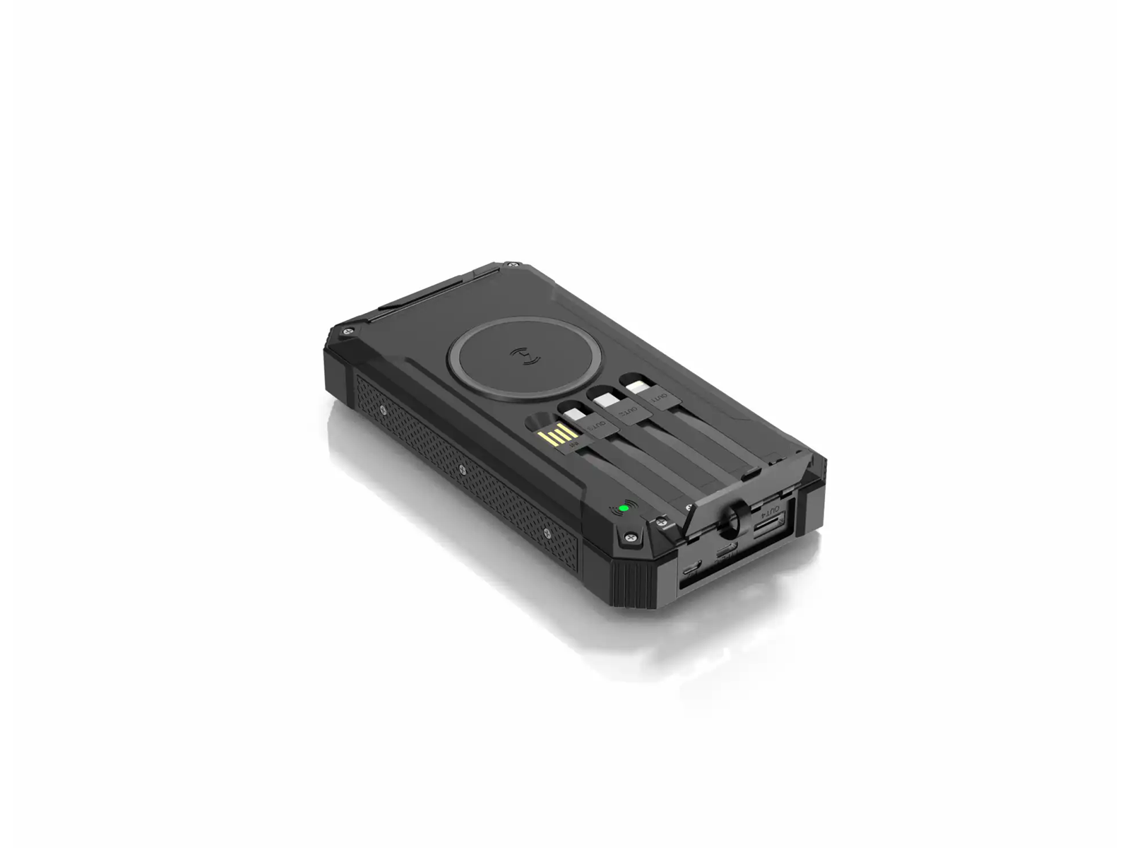 DENVER PSC-20012- Powerbank 20000mAh solar panel - Black Powerbank (Akku) - schwarz - 20000 mAh