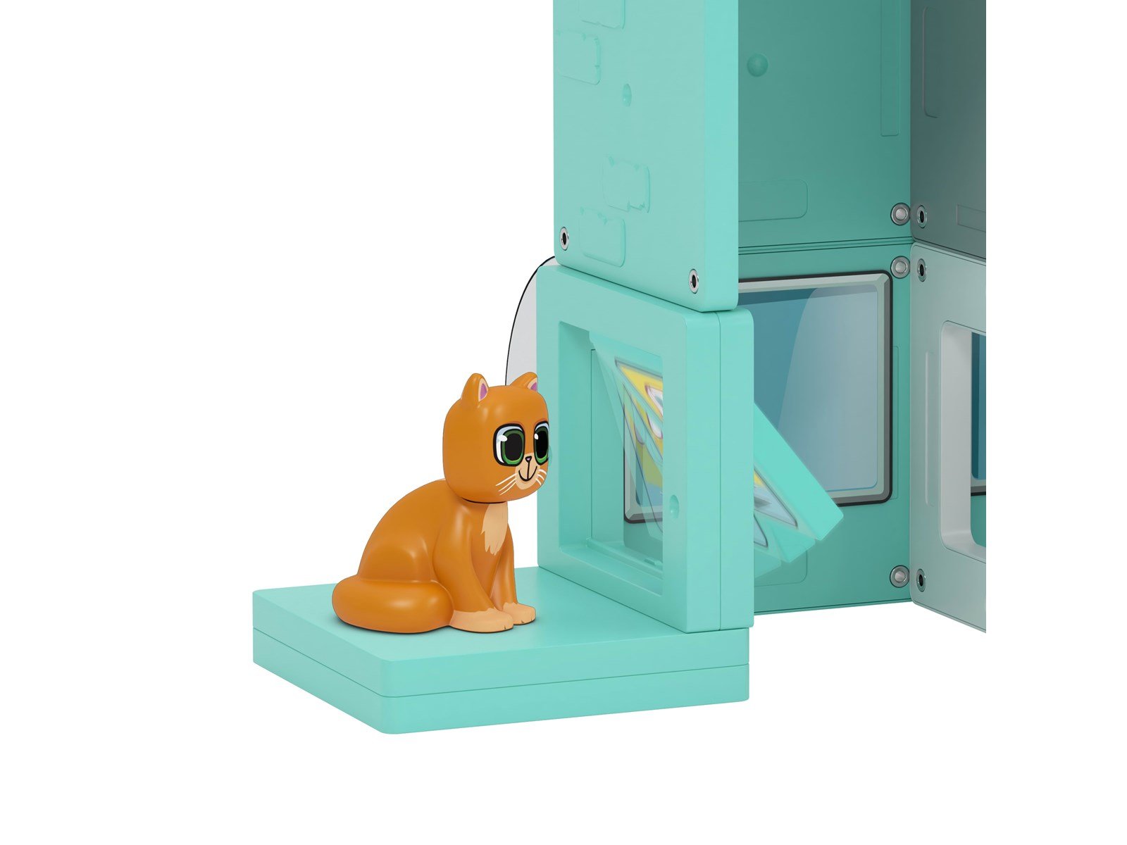 Tile Town Pet Vet Magnetic Tiles Playset 44 pcs