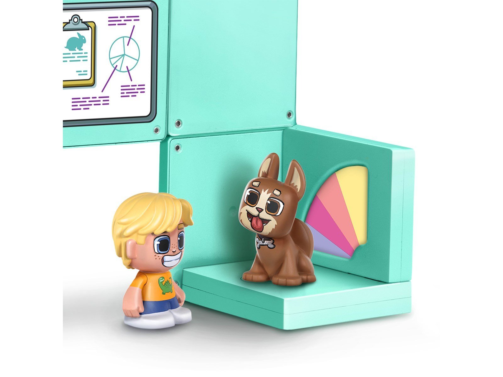 Tile Town Pet Vet Magnetic Tiles Playset 44 pcs