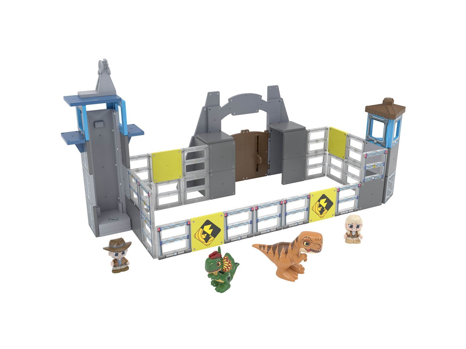 Tile Town Jurassic world park Magnetic tiles playset 70 pcs