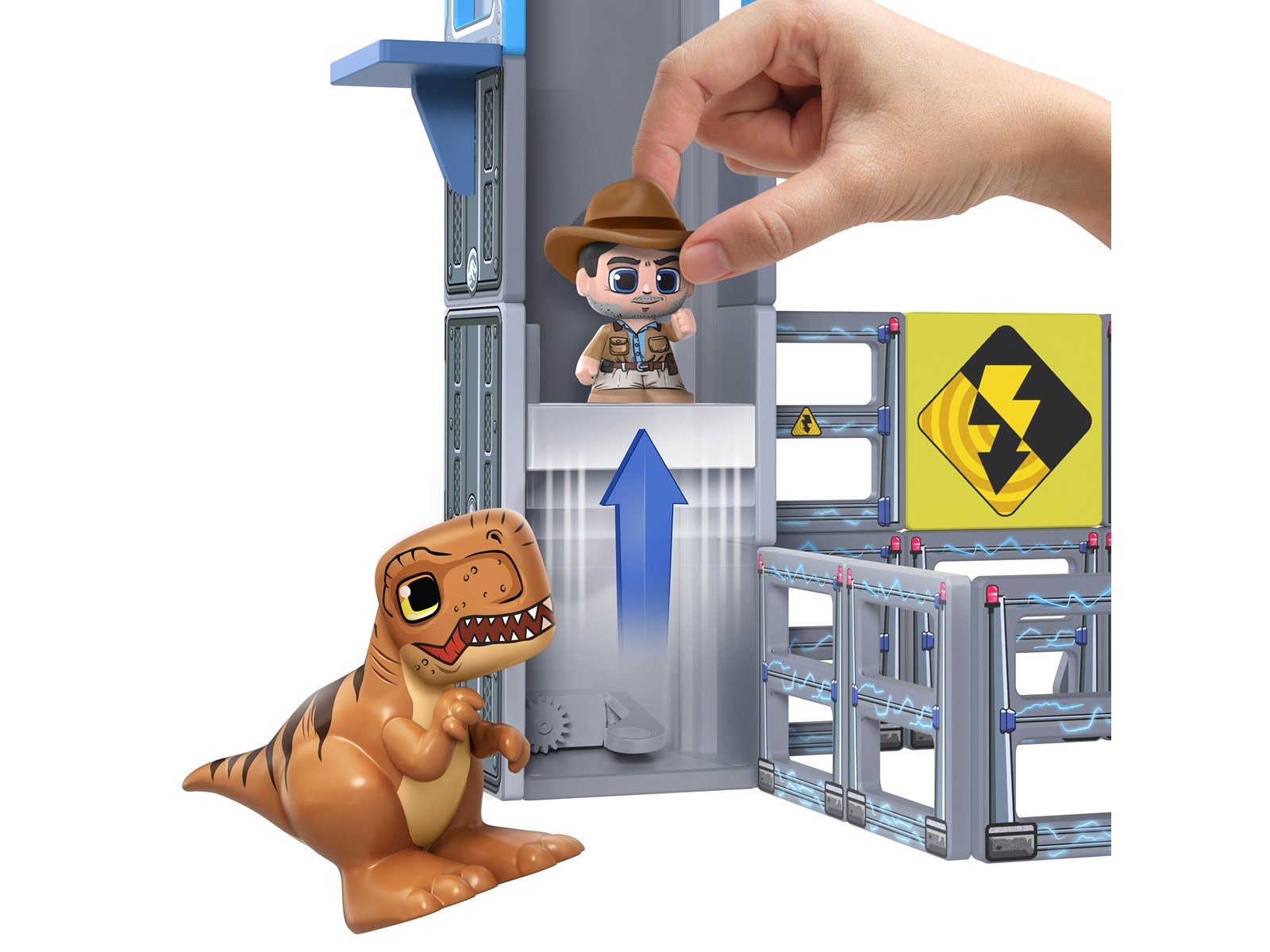 Tile Town Jurassic world park Magnetic tiles playset 70 pcs