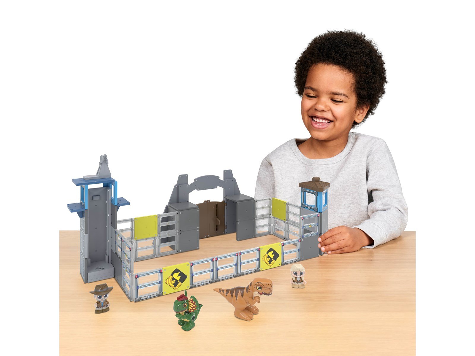 Tile Town Jurassic world park Magnetic tiles playset 70 pcs