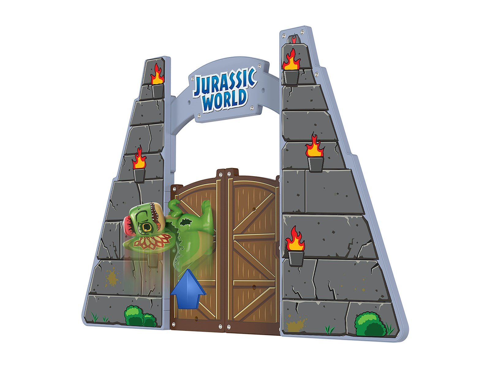 Tile Town Jurassic world park Magnetic tiles playset 70 pcs