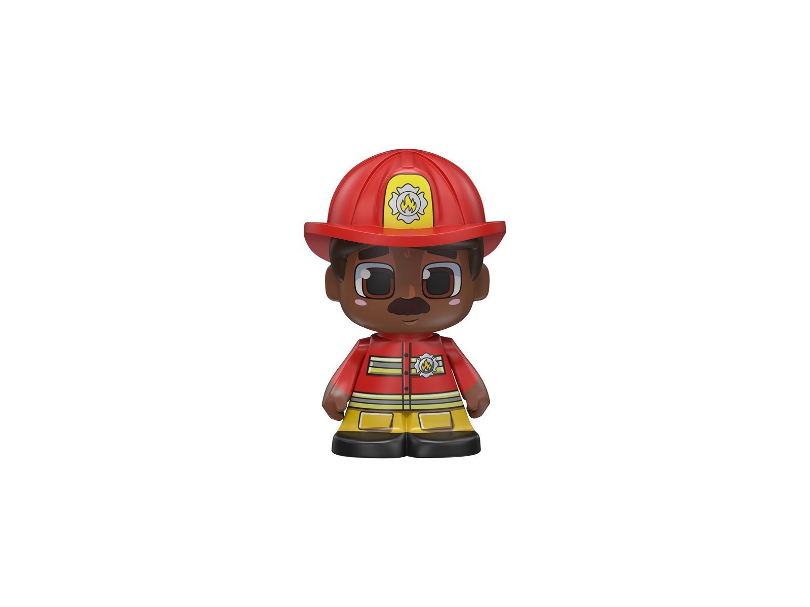 Tile Town Firetruck Magnetic Tiles Building Vehicle Playset 11 pcs
