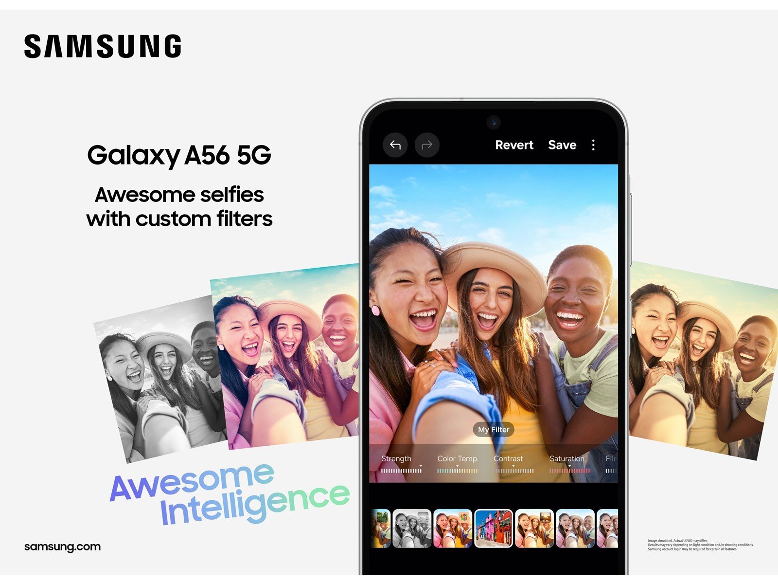 Samsung Galaxy A56 5G 128GB/8GB - Awesome Graphite