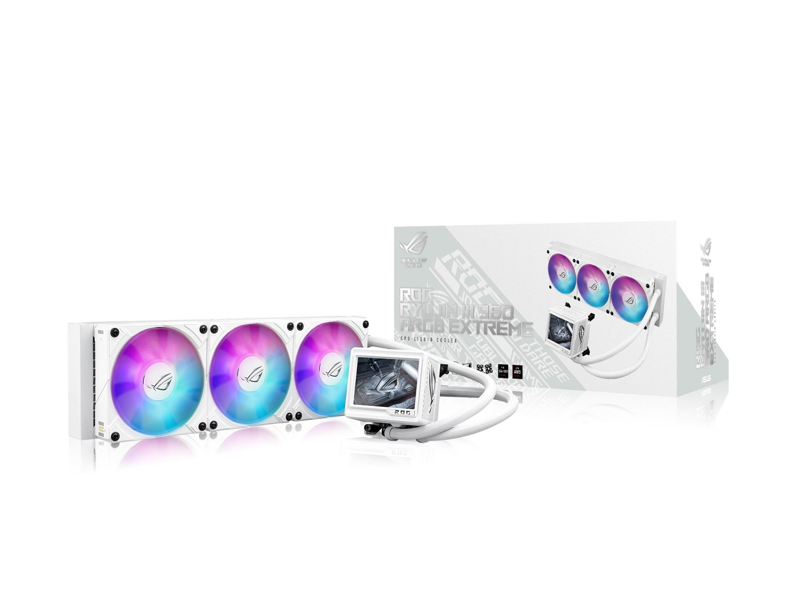 ASUS ROG RYUJIN III 360 ARGB EXTREME WHT - CPU-Wasserkühlung - Max 36 dBA