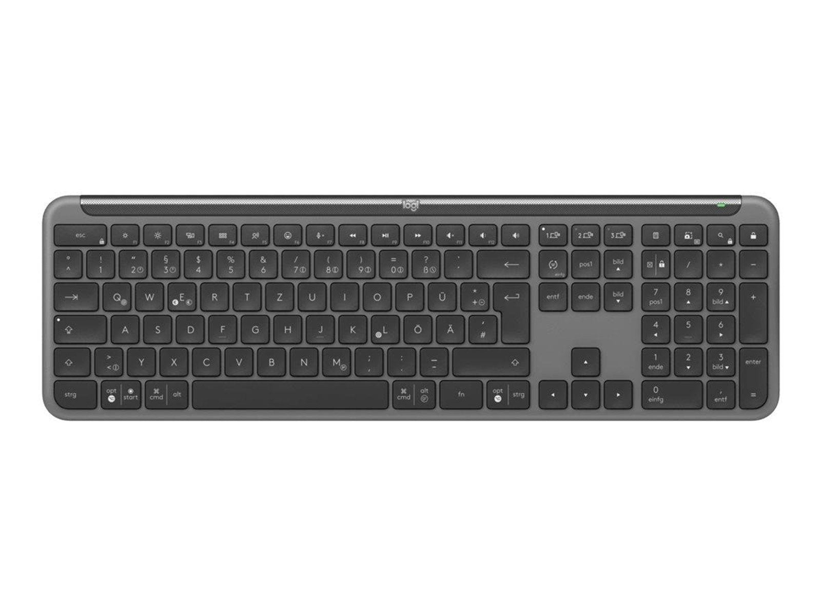 Logitech Signature Slim K950 - Tastaturen - Deutsch - Grau