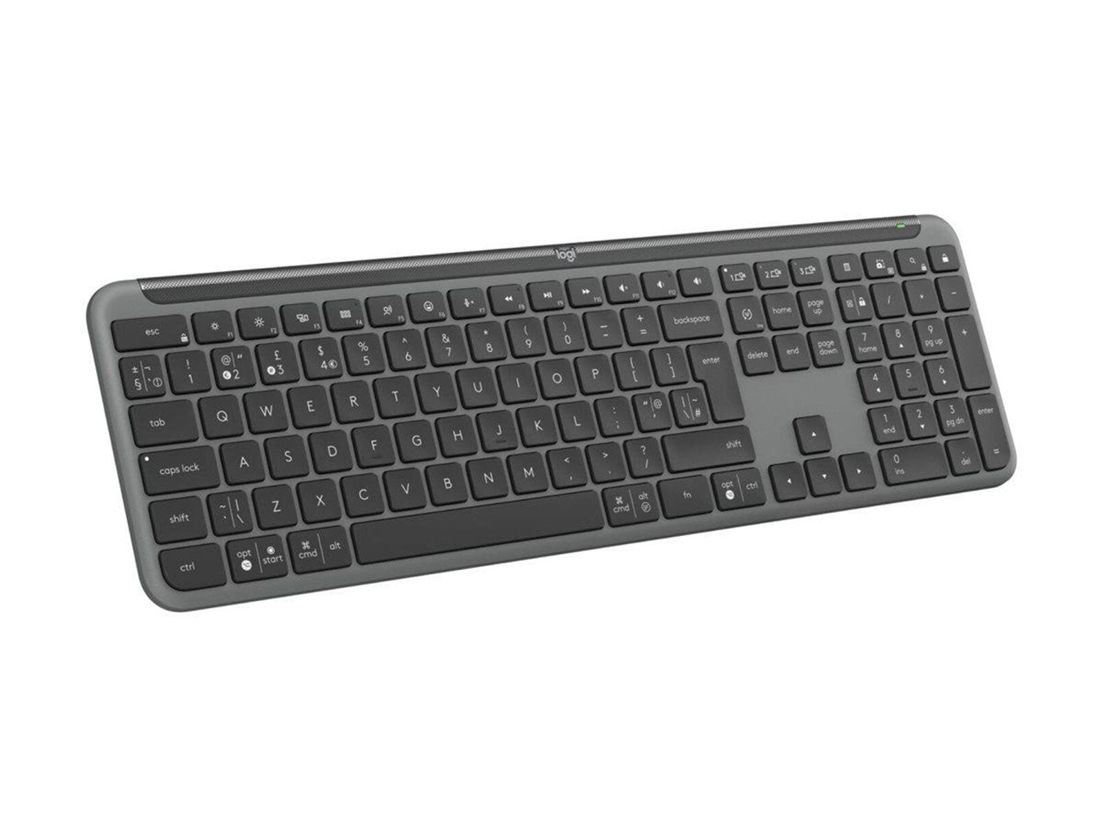 Logitech Signature Slim K950 - Tastaturen - Deutsch - Grau