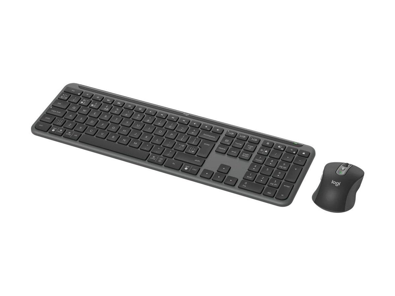 Logitech Signature Slim Combo MK950 - Tastatur & Maus Set - Deutsch - Grau