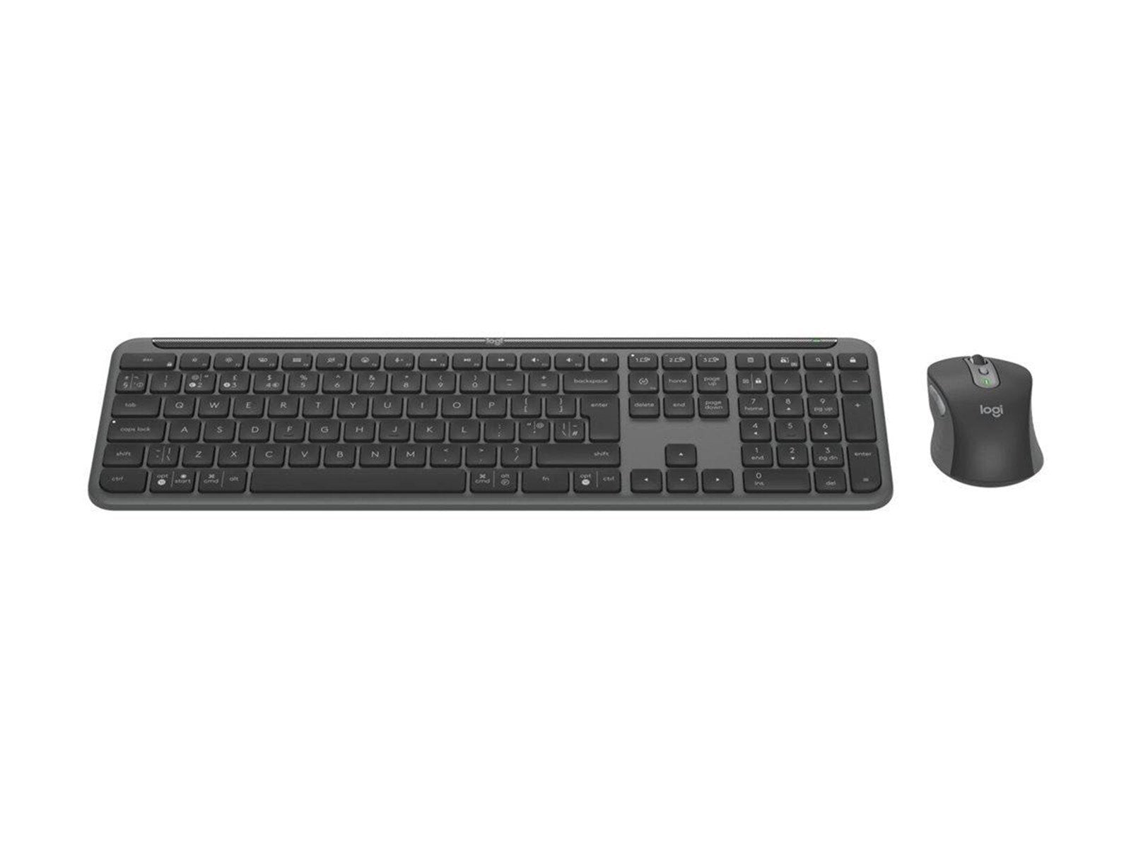 Logitech Signature Slim Combo MK950 - Tastatur & Maus Set - Deutsch - Grau