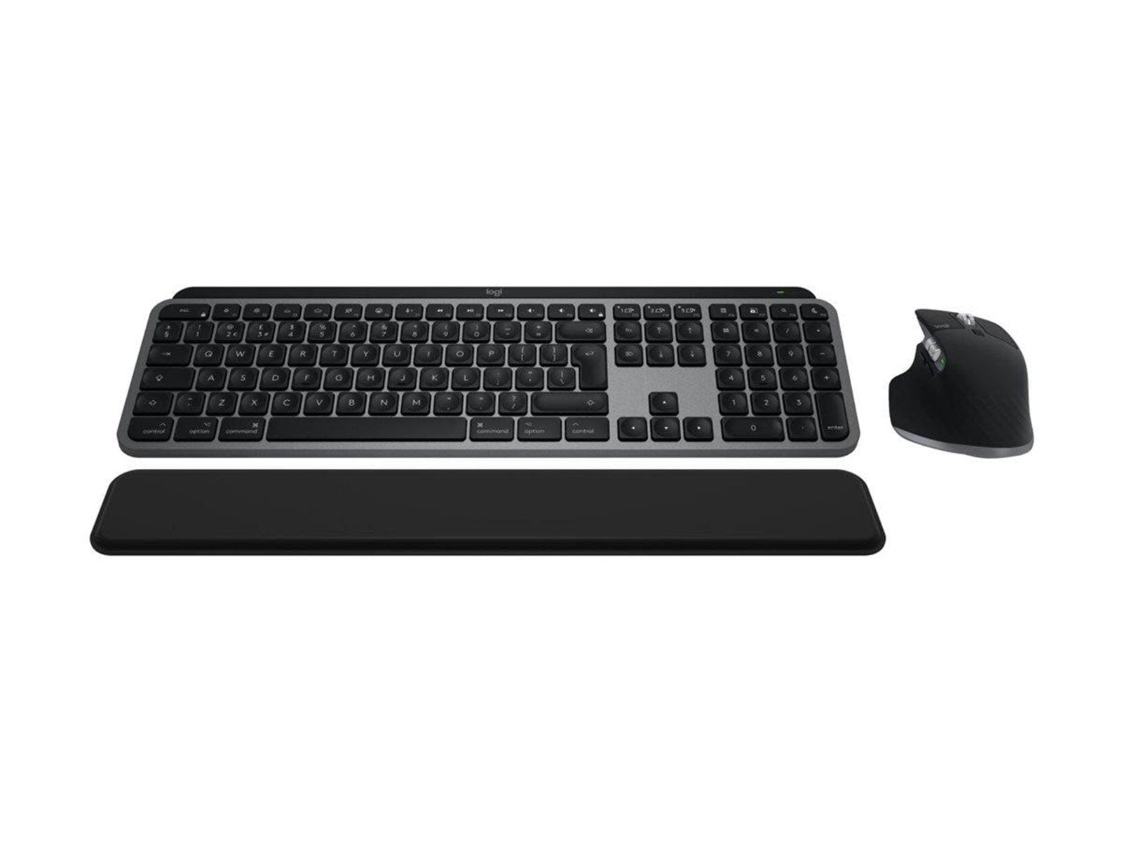 Logitech Master Series MX Keys S Combo for Mac - Tastatur & Maus Set - Deutsch - Schwarz