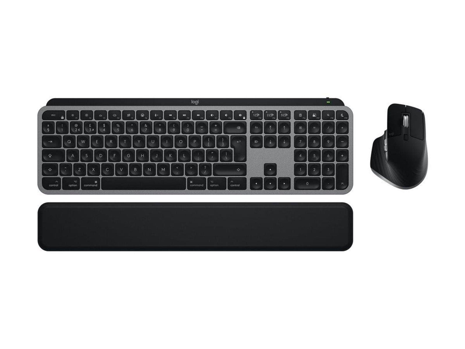 Logitech Master Series MX Keys S Combo for Mac - Tastatur & Maus Set - Deutsch - Schwarz
