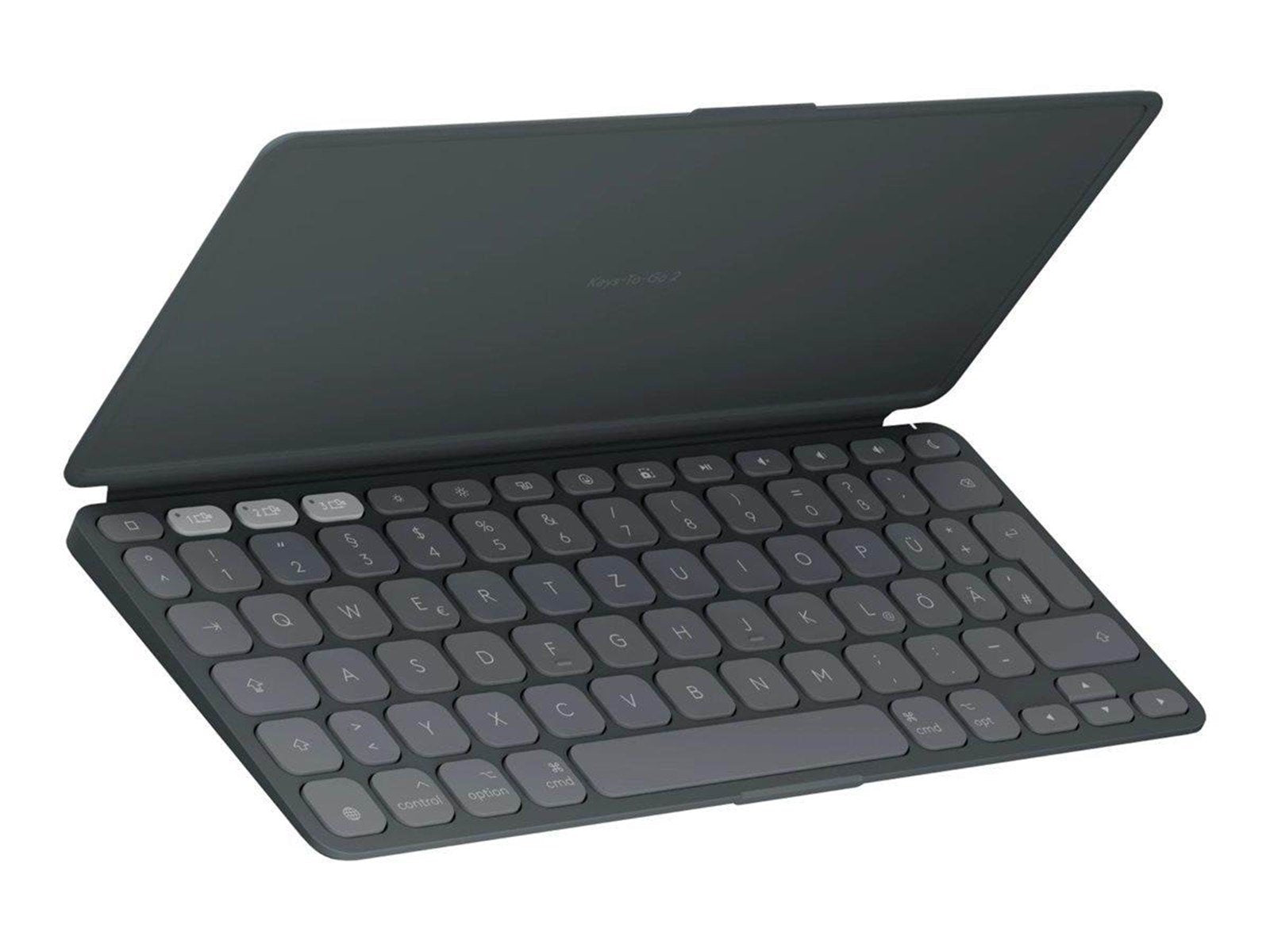 Logitech Keys-To-Go 2 for iPad - Tastaturen - Deutsch - Schwarz