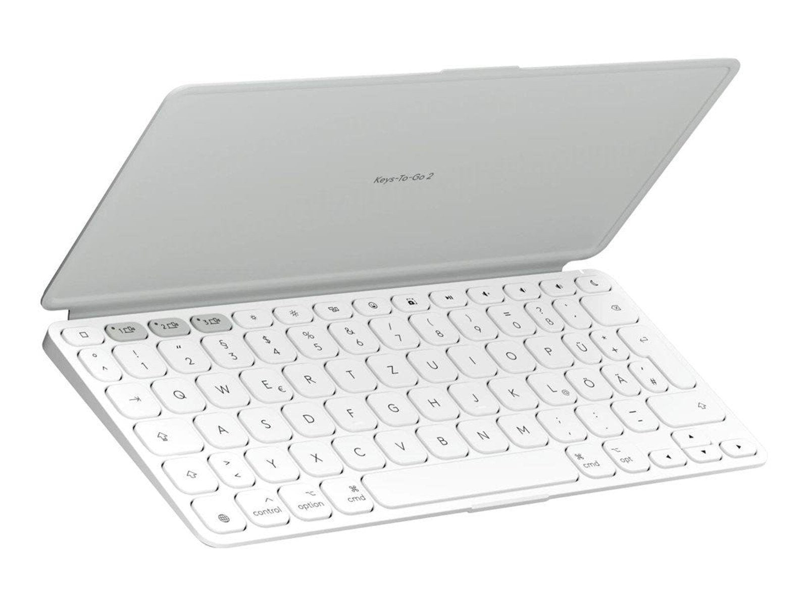 Logitech Keys-To-Go 2 for iPad - Tastaturen - Deutsch - Weiss