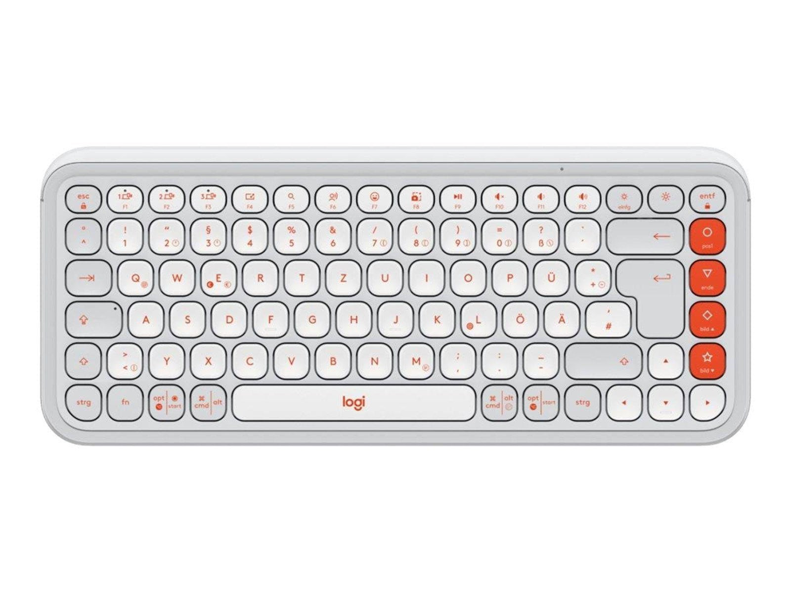 Logitech POP Icon Keys - Tastaturen - Deutsch - Weiss