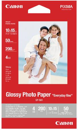 Canon GP-501 Fotopapier glänzend 100x150mm 200 g/m² - 50 Blatt
