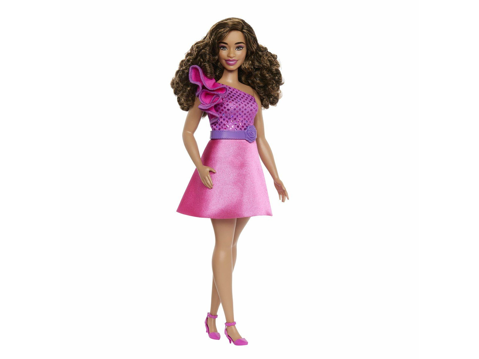 Barbie Fashionistas Doll 225 Curvy With Brown Hair
