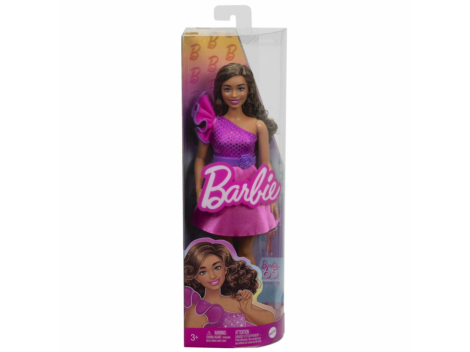 Barbie Fashionistas Doll 225 Curvy With Brown Hair