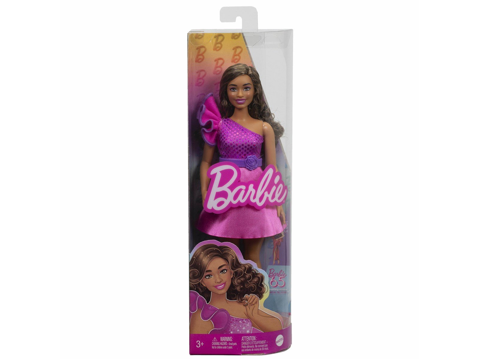 Barbie Fashionistas Doll 225 Curvy With Brown Hair