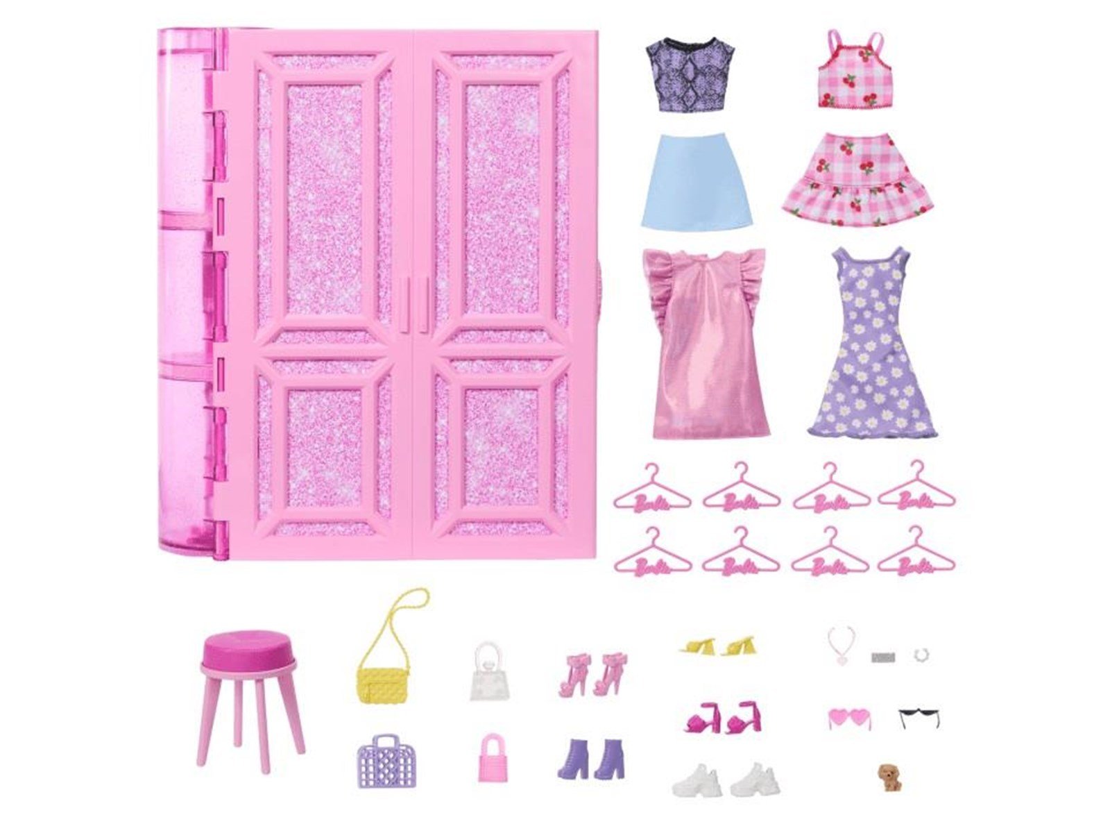 Barbie Dream Closet Toy Playset With Clothes & Accessories