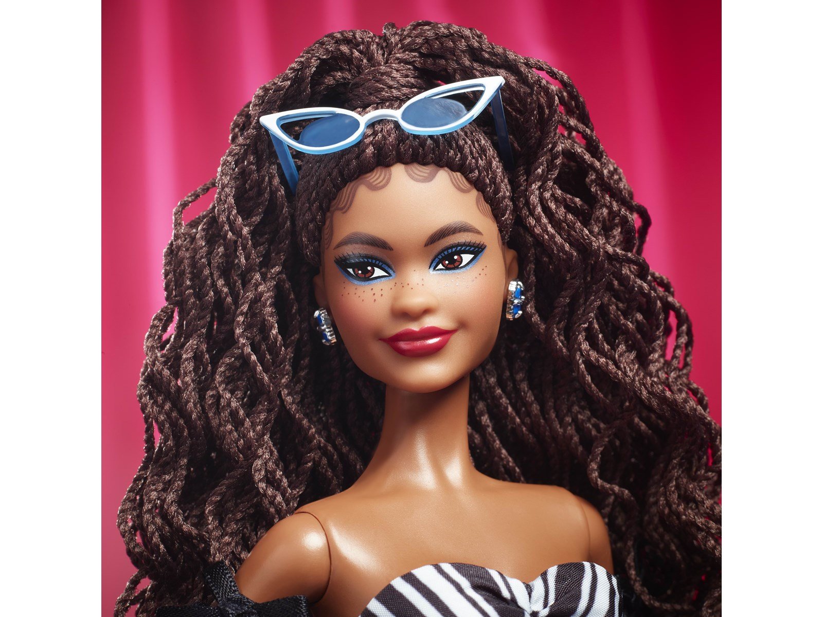 Barbie Signature 65th Anniversary Collectible Doll with Brown Hair - Black and White Gown