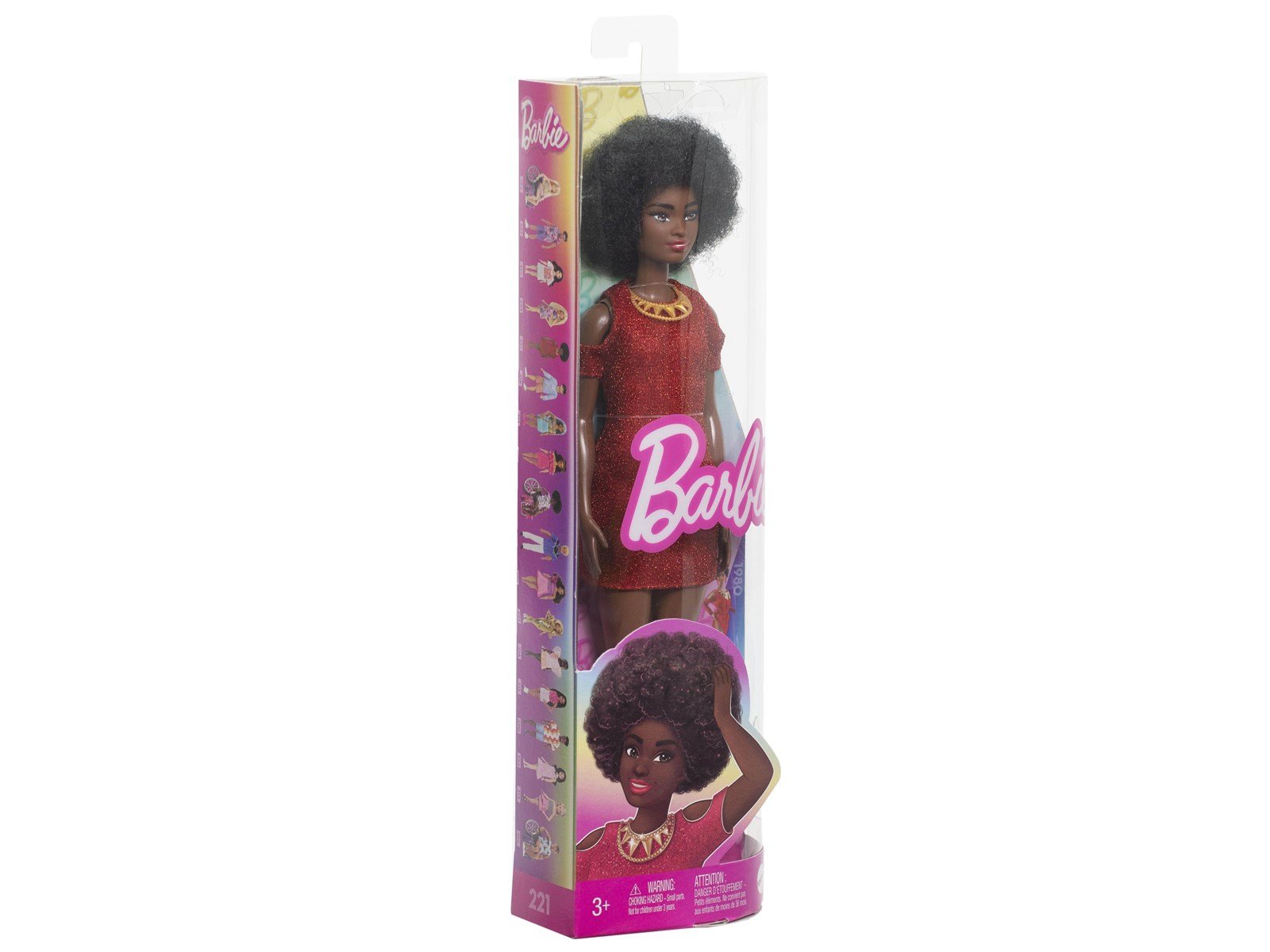 Barbie Fashionistas Doll 221 With Natural Black Hair