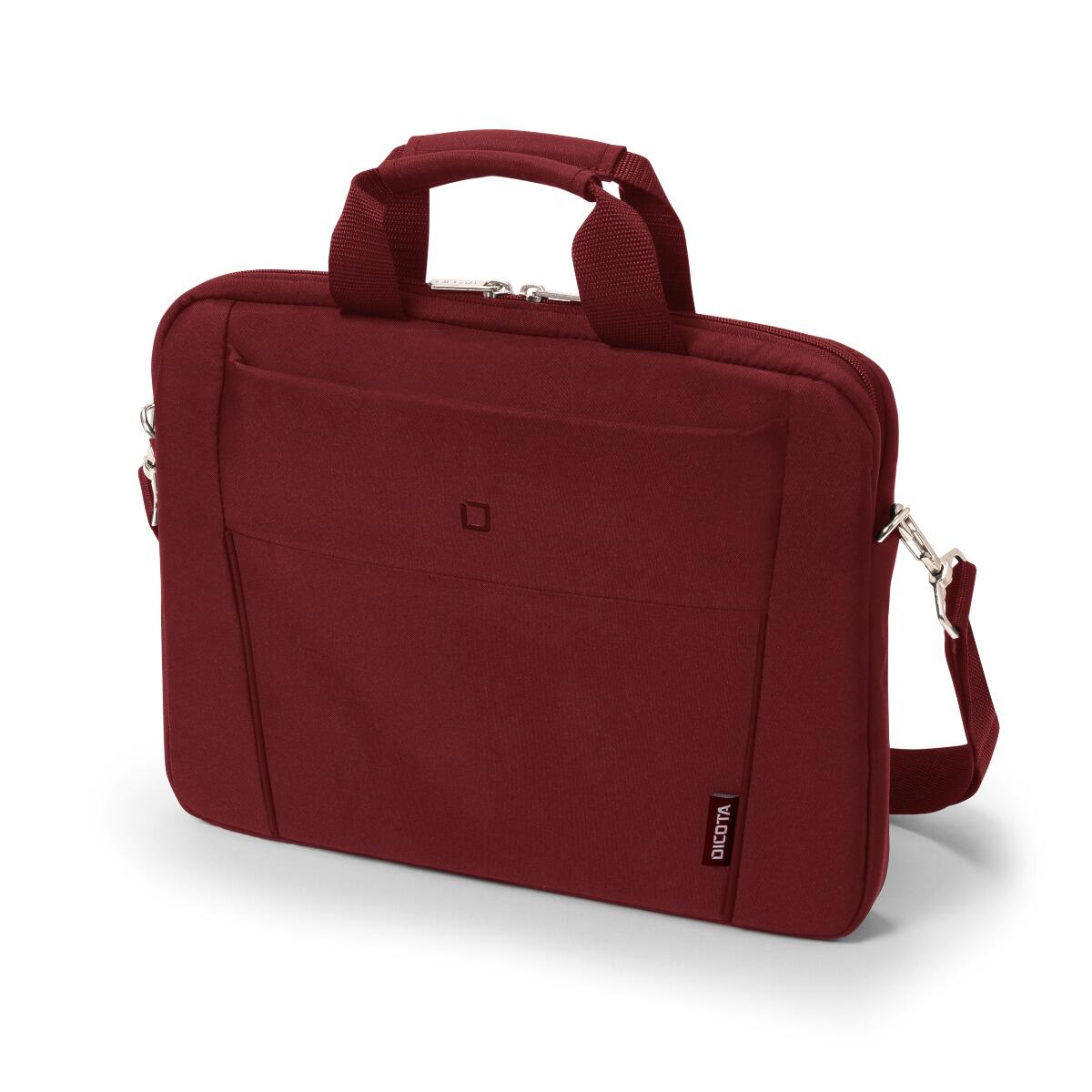 DICOTA Slim Case BASE 35,8 cm (14.1') Notebook-Tasche, rot