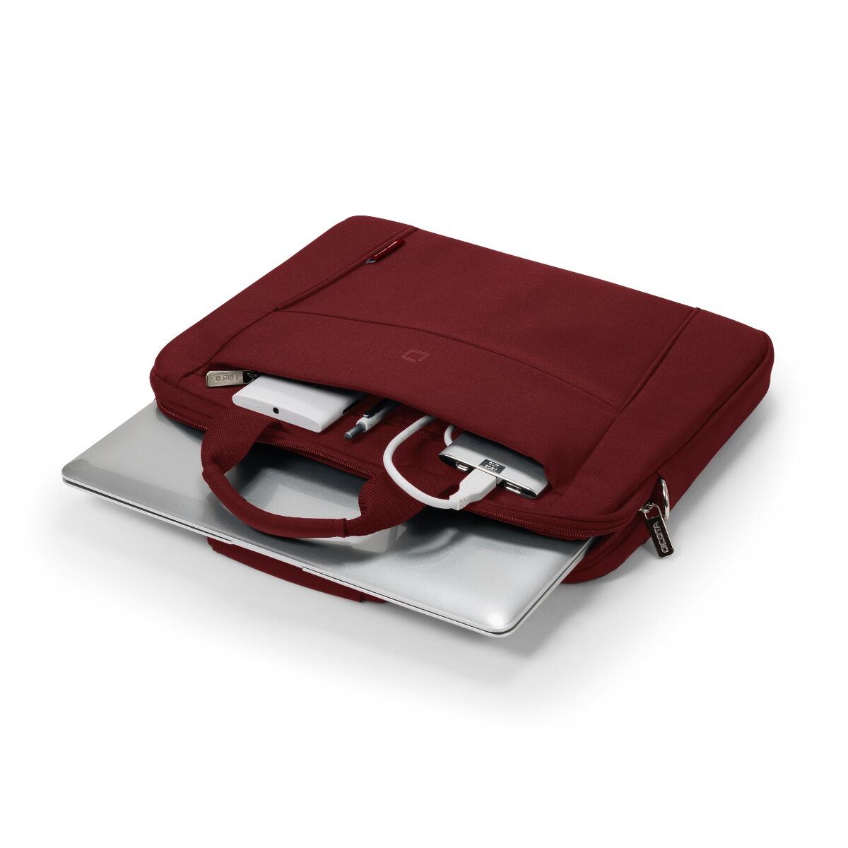 DICOTA Slim Case BASE 35,8 cm (14.1') Notebook-Tasche, rot