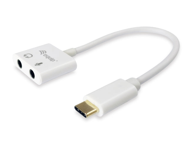 Equip Adapter USB-C -> Audio    2x3-Pin 3.5mm St/Bu 0.15m ws