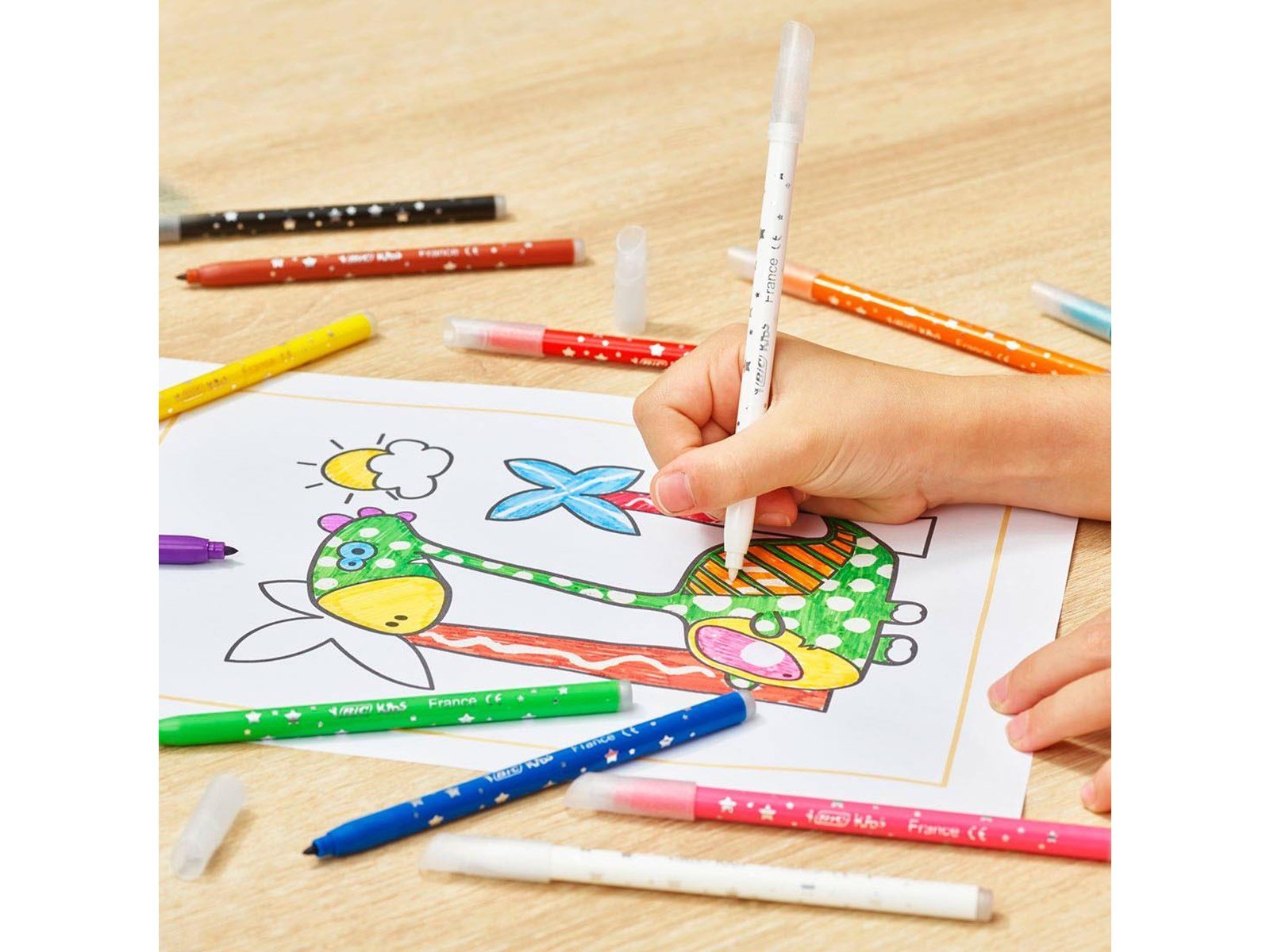 BIC Kids Coloring & Erasing 10 + 2 free