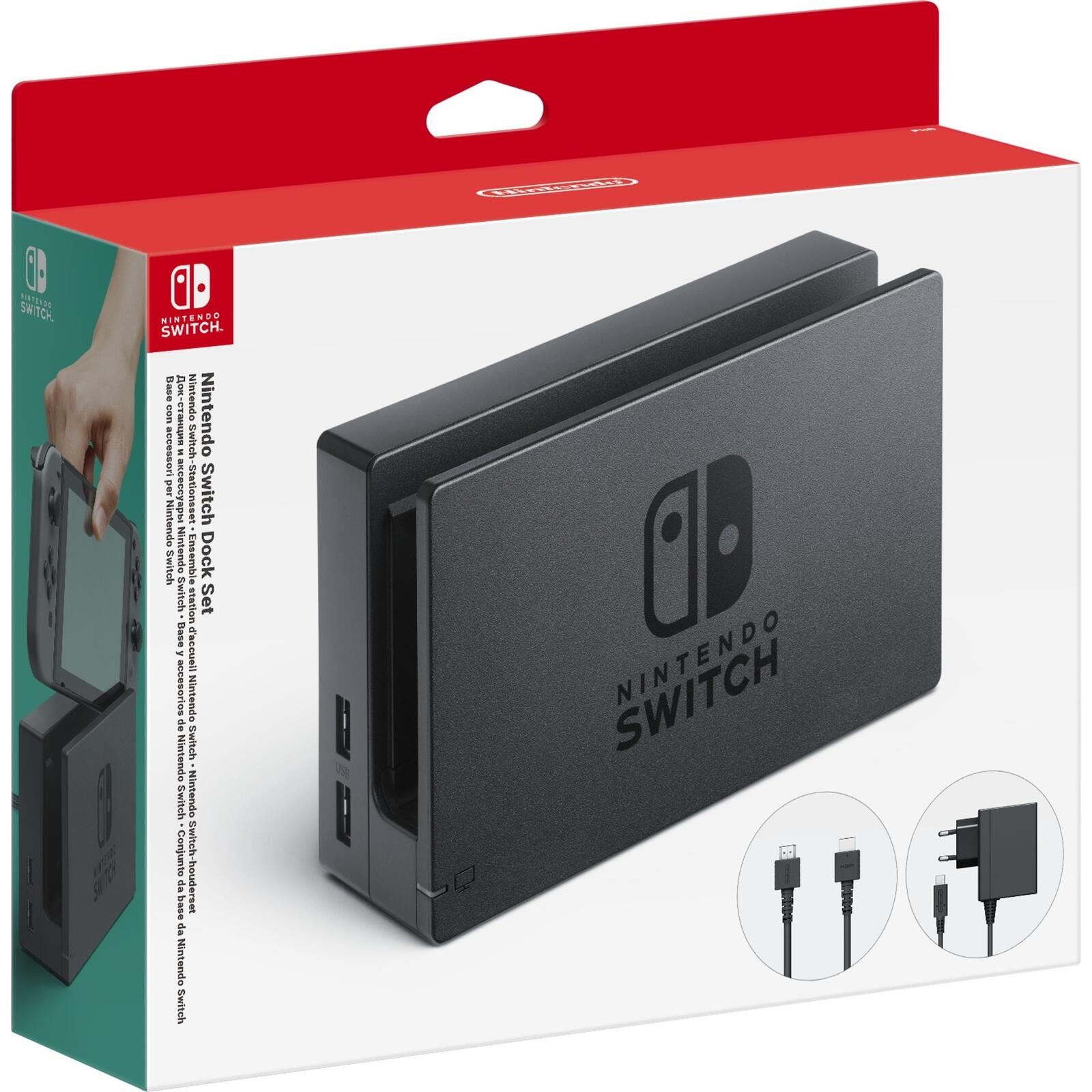 Nintendo Switch Docking Station Set USB-C HDMI schwarz
