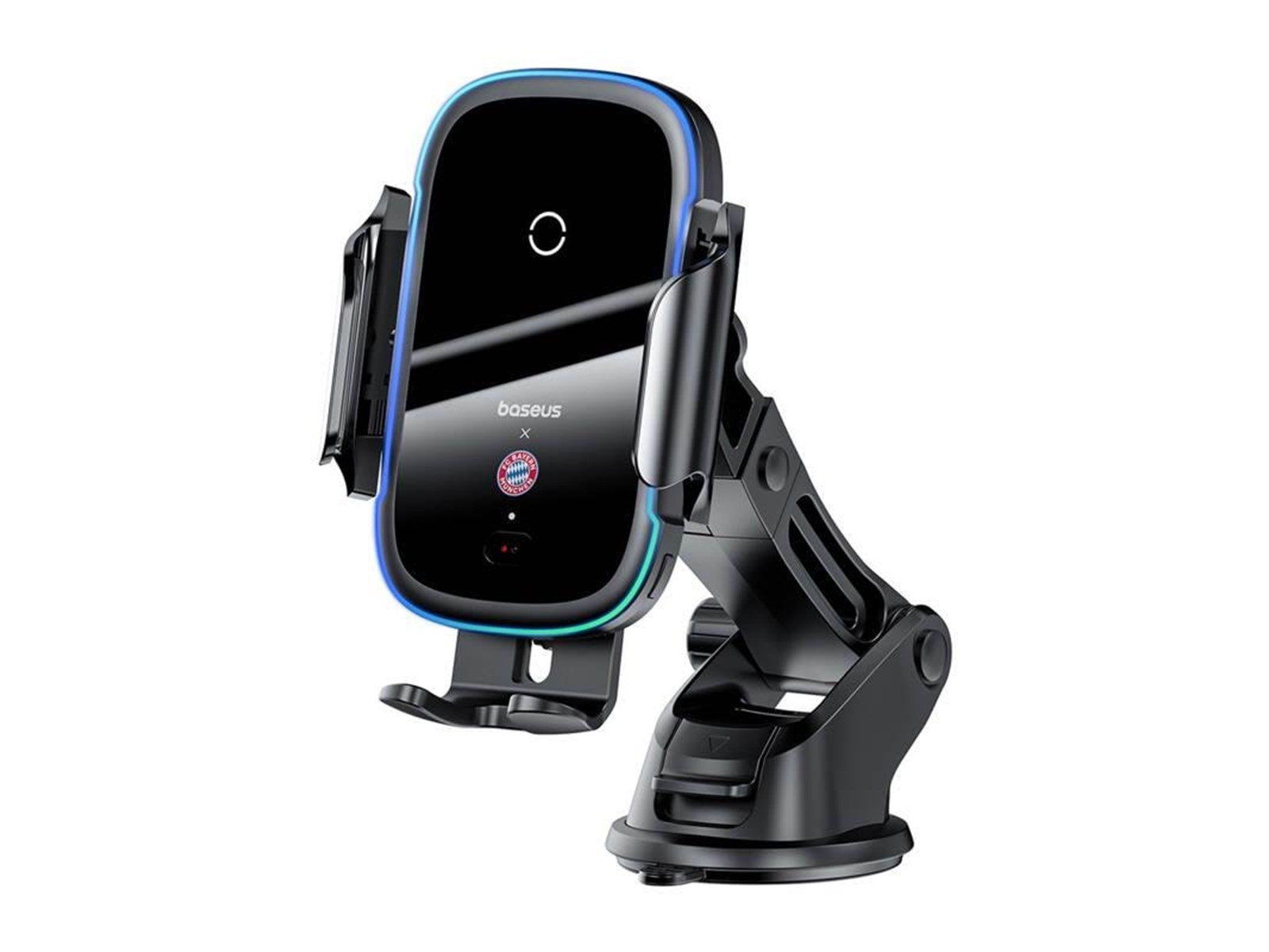 Baseus car holder with 15W charger (black) Bayern edition