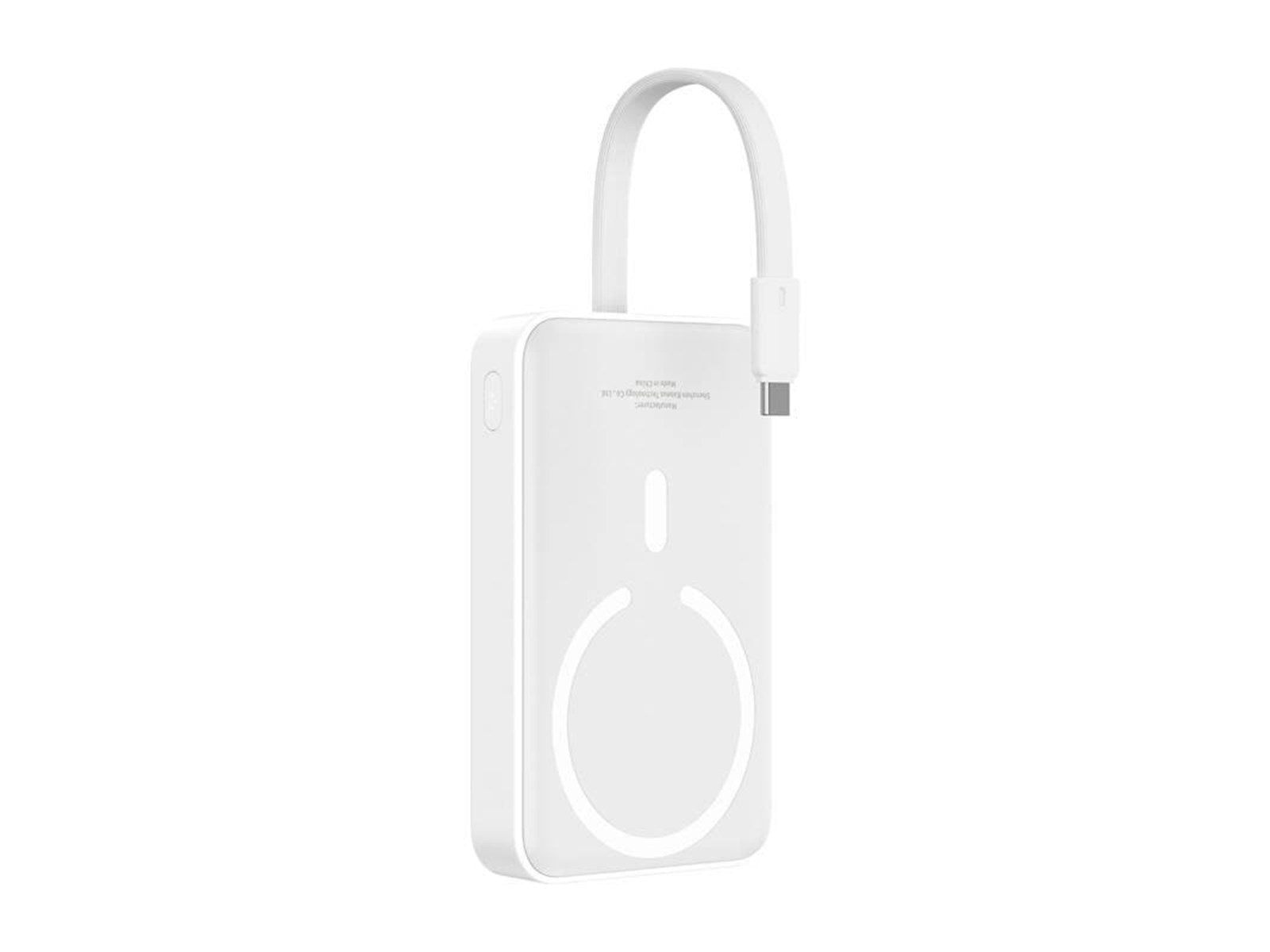 Baseus Mini 10000mAh 30W Magnetic Powerbank (white) Bayern Edition Powerbank (Akku) - Weiß - 10000 mAh