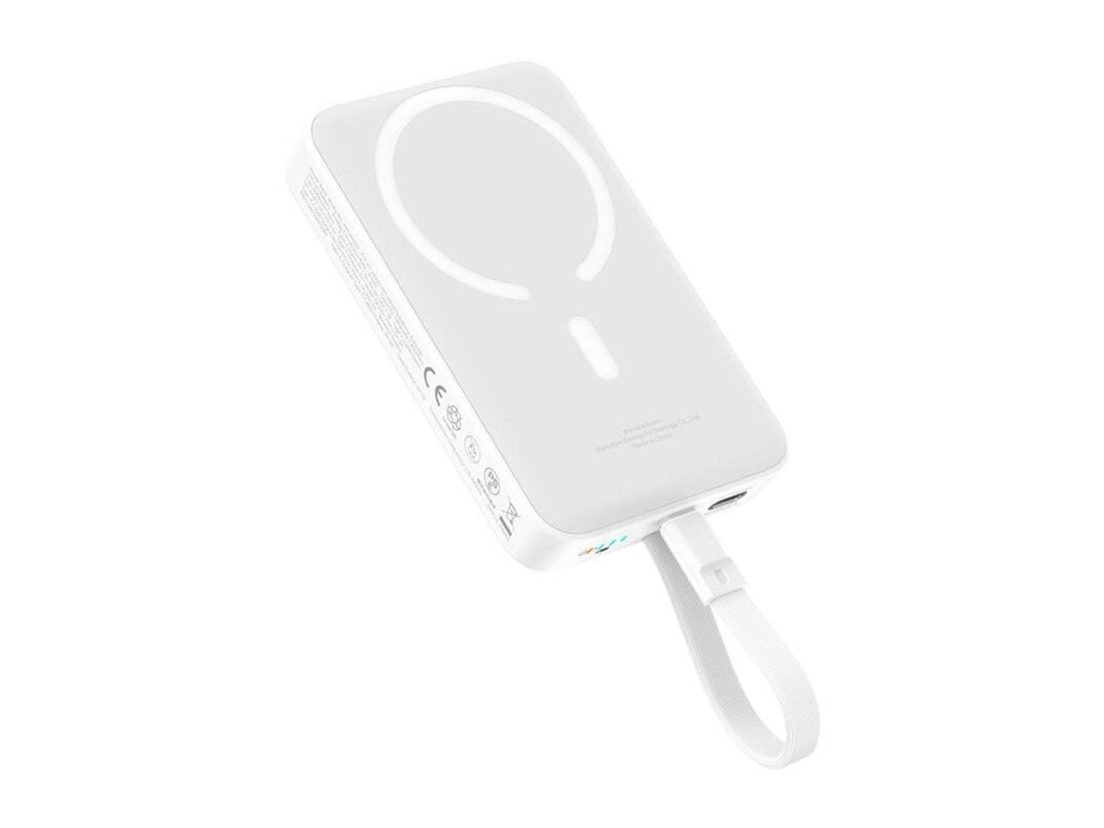 Baseus Mini 10000mAh 30W Magnetic Powerbank (white) Bayern Edition Powerbank (Akku) - Weiß - 10000 mAh