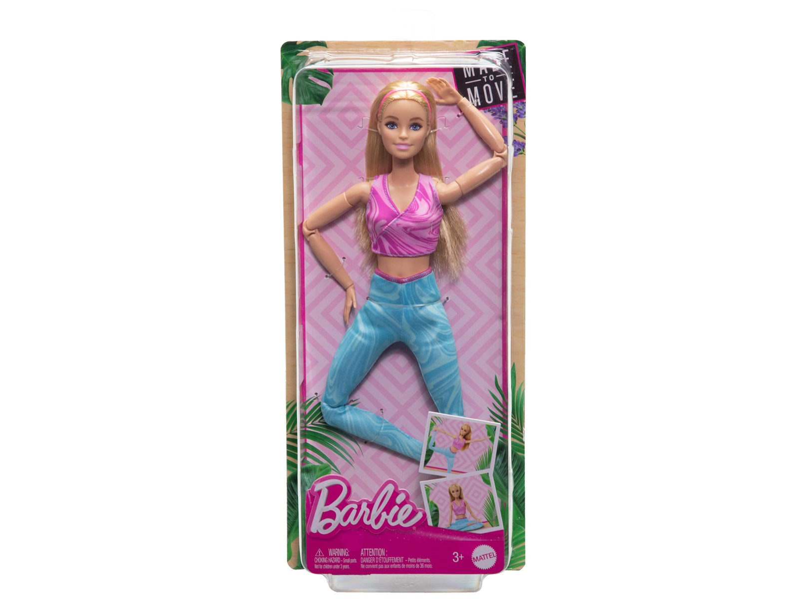 Barbie Made To Move Fashion Doll Blonde