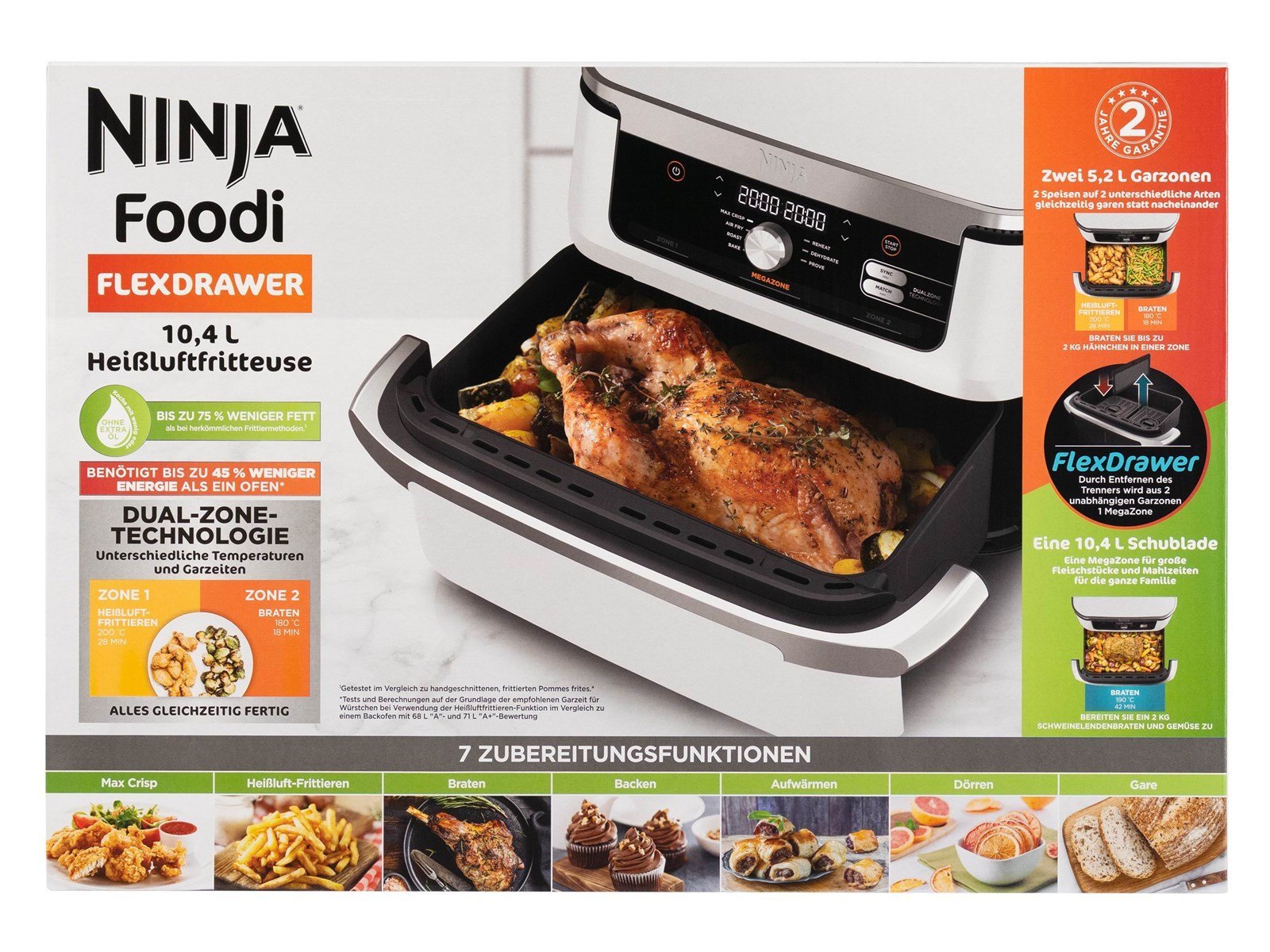 Ninja AF500EUWH Flex Drawer