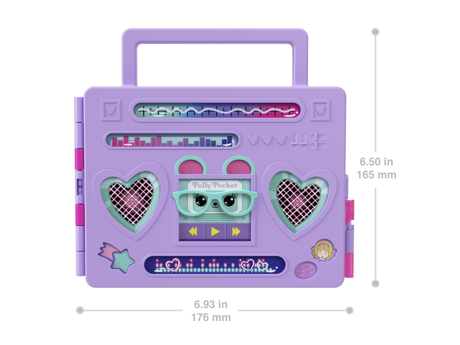 Polly Pocket Disco Dance Fashion Reveal Playset