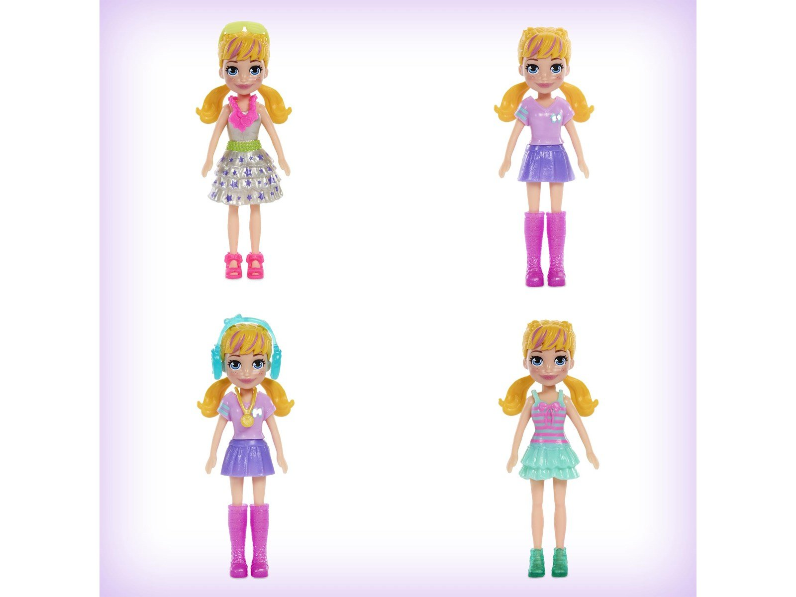 Polly Pocket Disco Dance Fashion Reveal Playset