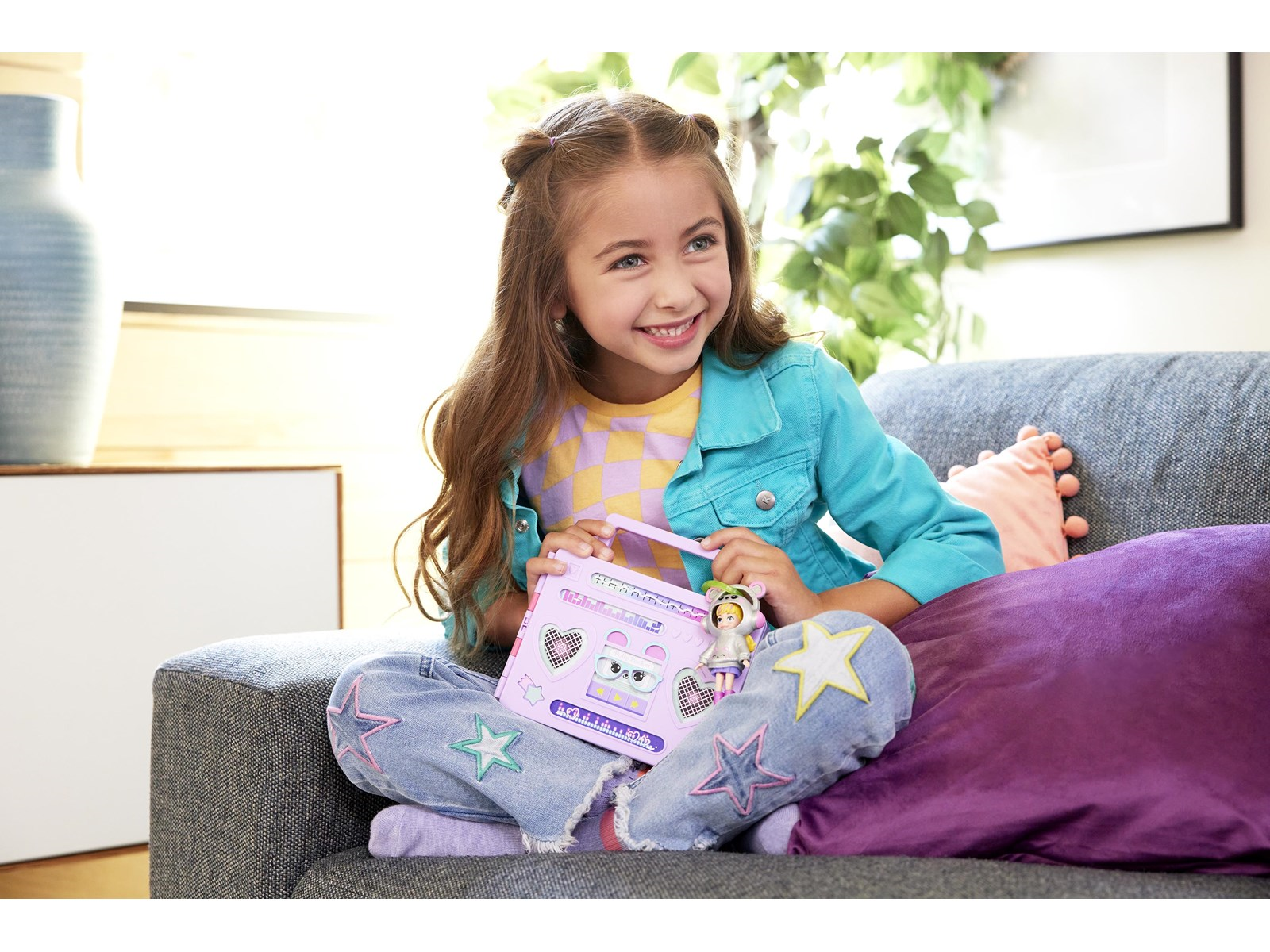 Polly Pocket Disco Dance Fashion Reveal Playset