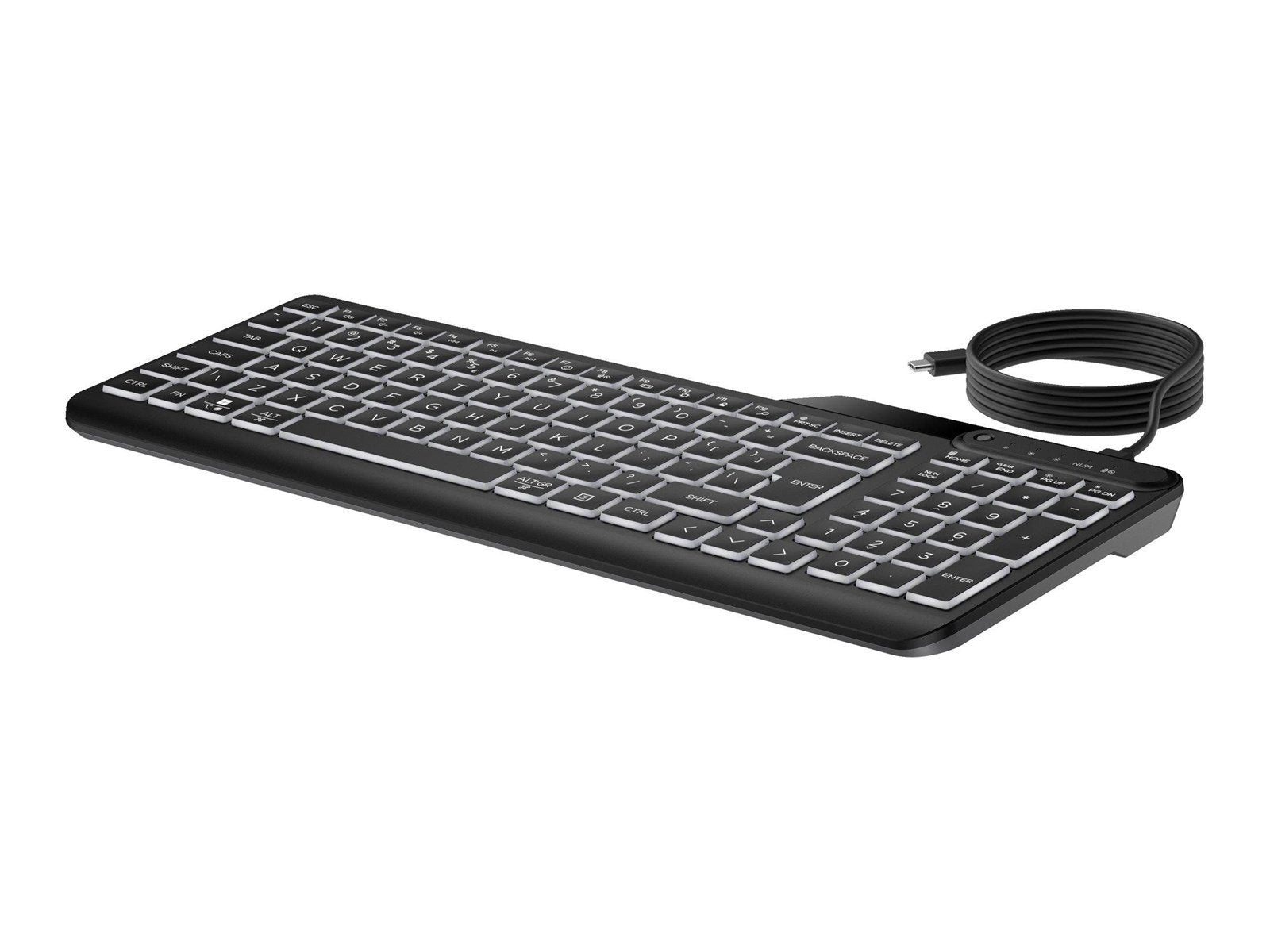 HP 400 - Tastaturen - Englisch - Schwarz