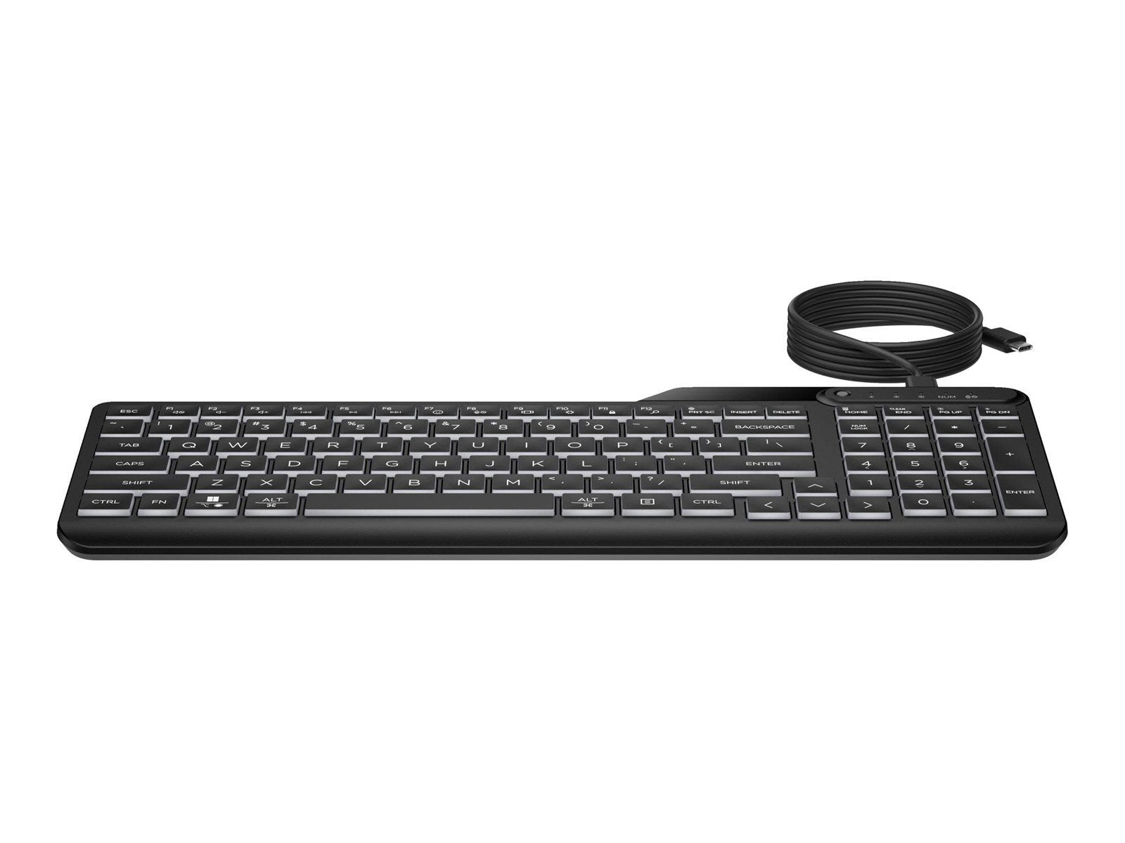 HP 400 - Tastaturen - Englisch - Schwarz