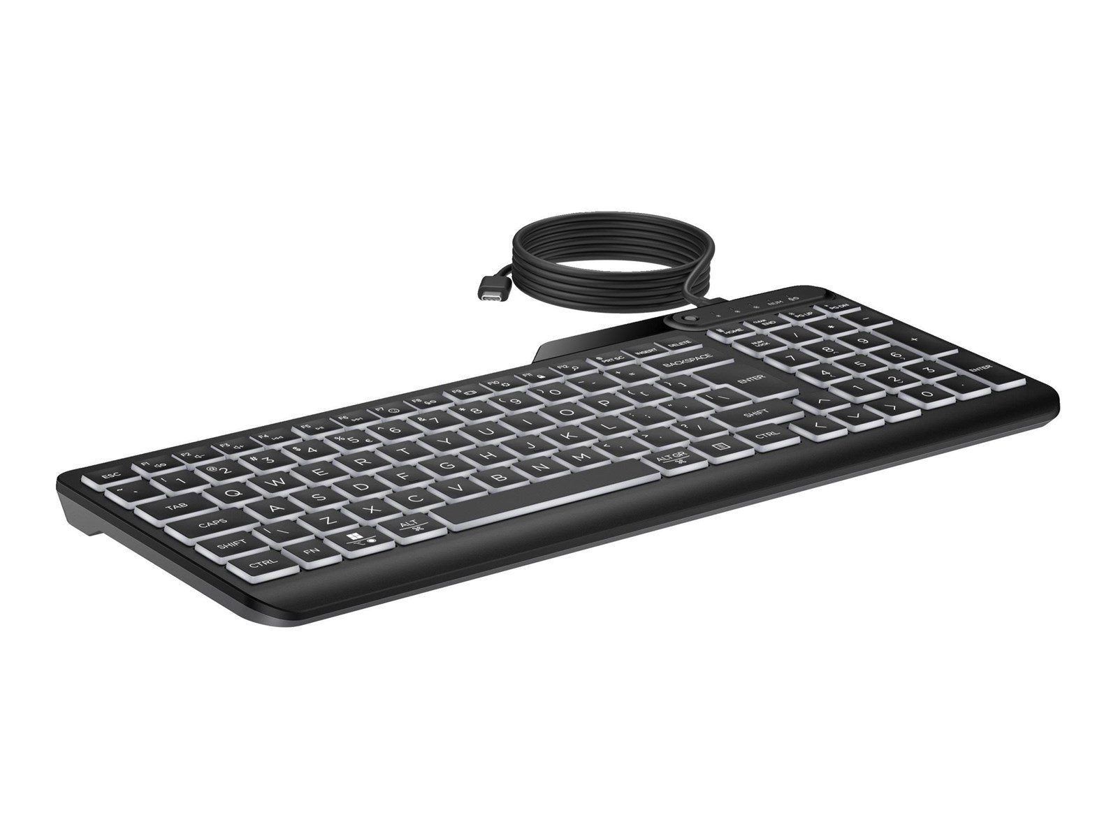 HP 400 - Tastaturen - Englisch - Schwarz