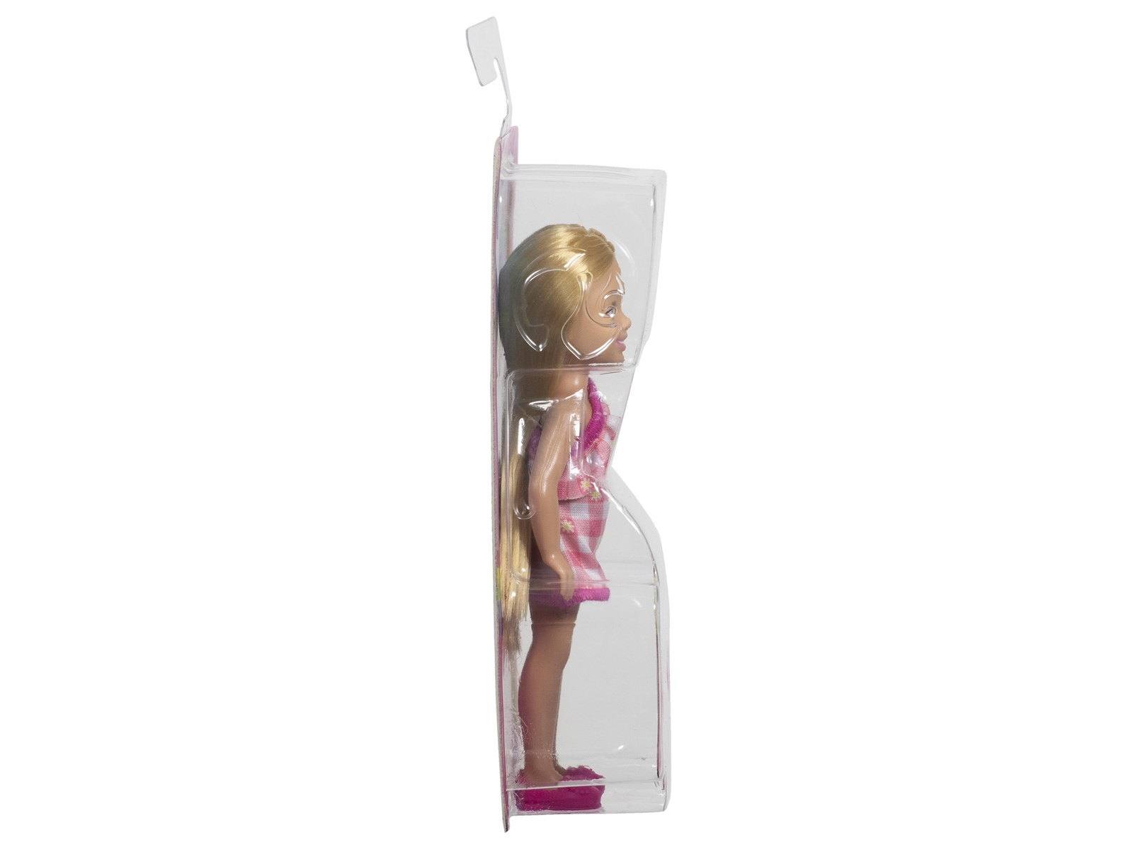 Barbie Chelsea Doll - Checked Dress with Blonde Hair & Blue Eyes